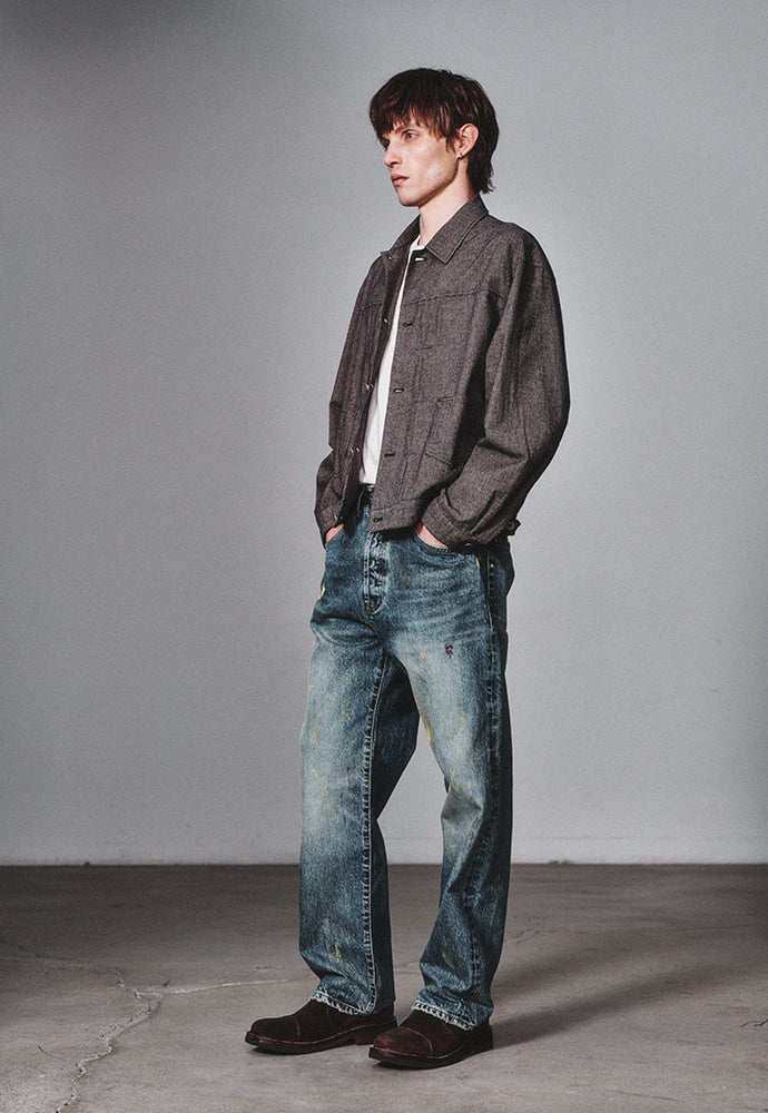 Art if acts - Vintage Check Trucker (Vintage Wood) product image 2 | TRAB K-Fashion Australia