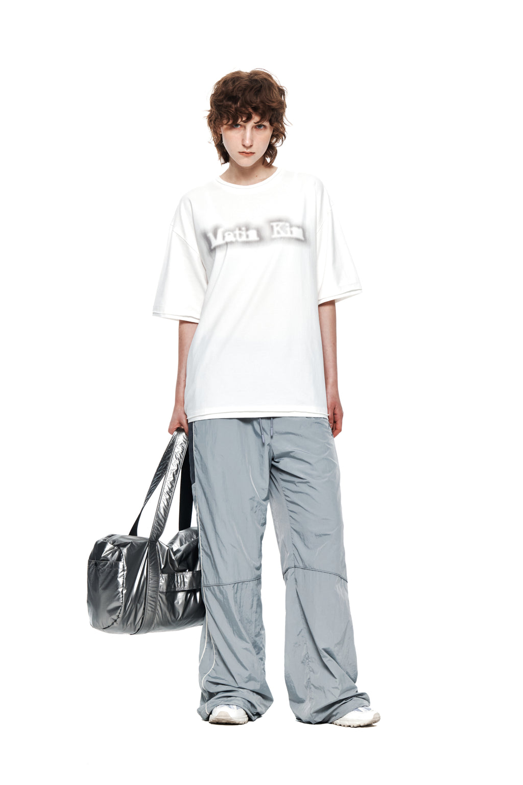 Matin Kim - Matin Shade Logo Top (White) product image 8 | TRAB K-Fashion Australia