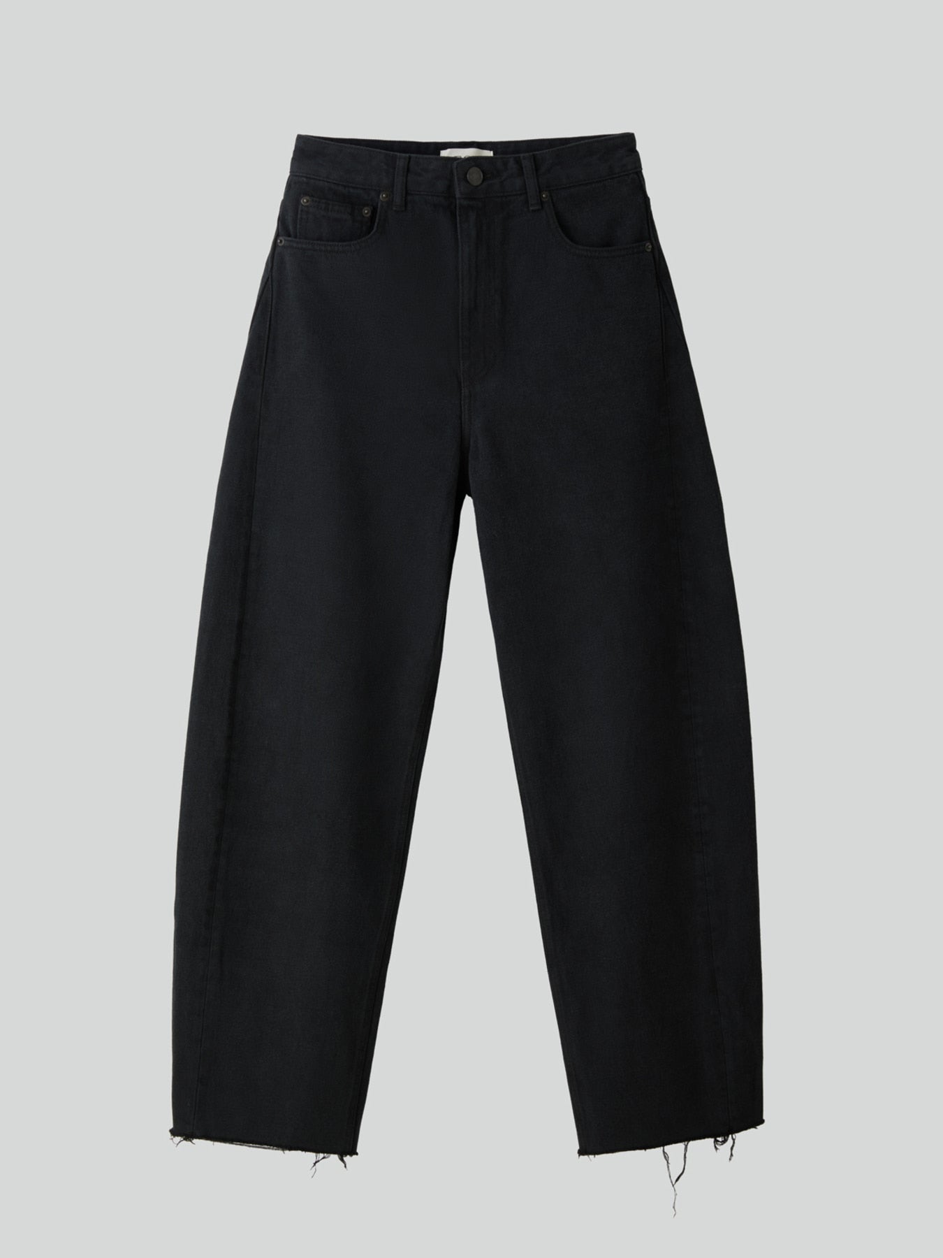 Recto - 90S High-Rise Curved Leg Jeans (Black) product image 8 | TRAB K-Fashion Australia