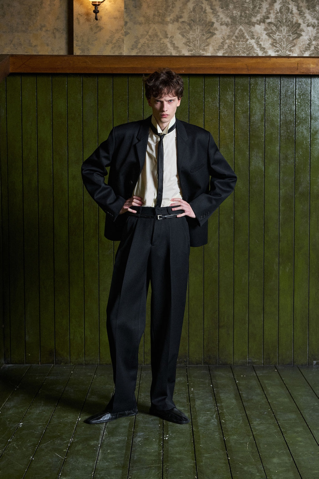 STU - Rounded Single Breasted Jacket (Black) product image 2 | TRAB K-Fashion Australia