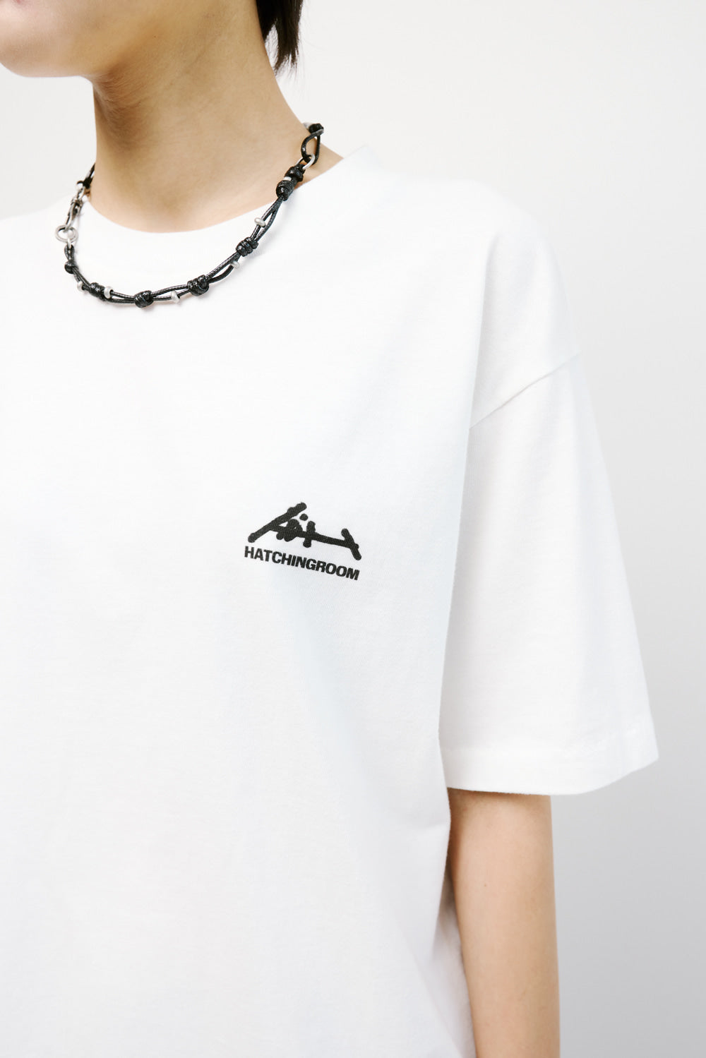 Hatchingroom - Shirakami Woods 8 Tee Washed (White) product image 7 | TRAB K-Fashion Australia