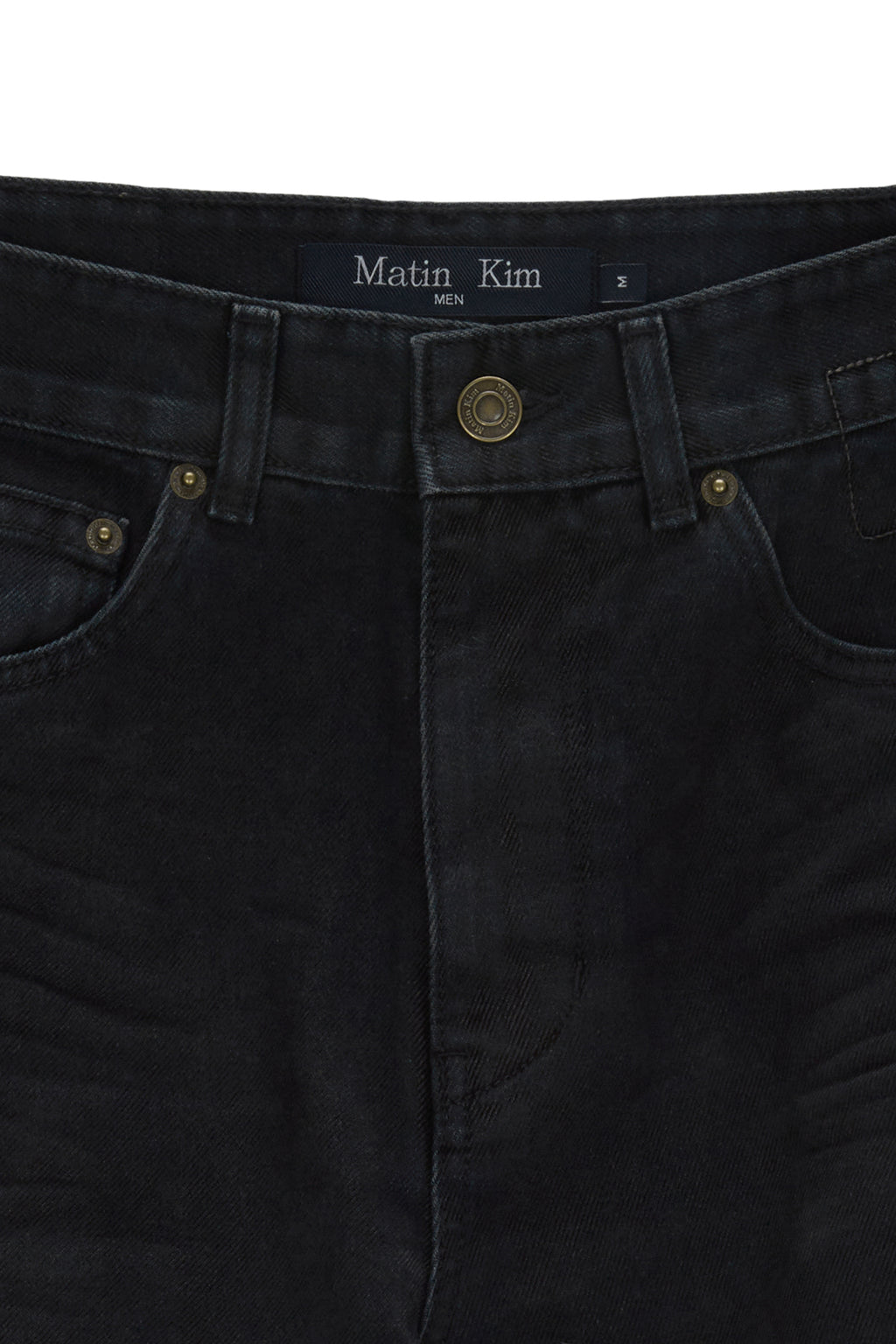 Matin Kim - Vintage Velvet Denim Pants (Navy) product image 3 | TRAB K-Fashion Australia