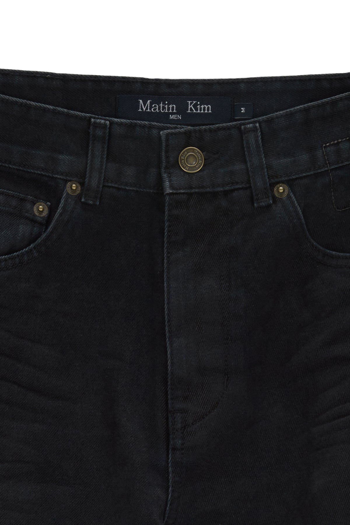Matin Kim - Vintage Velvet Denim Pants (Navy) product image 3 | TRAB K-Fashion Australia