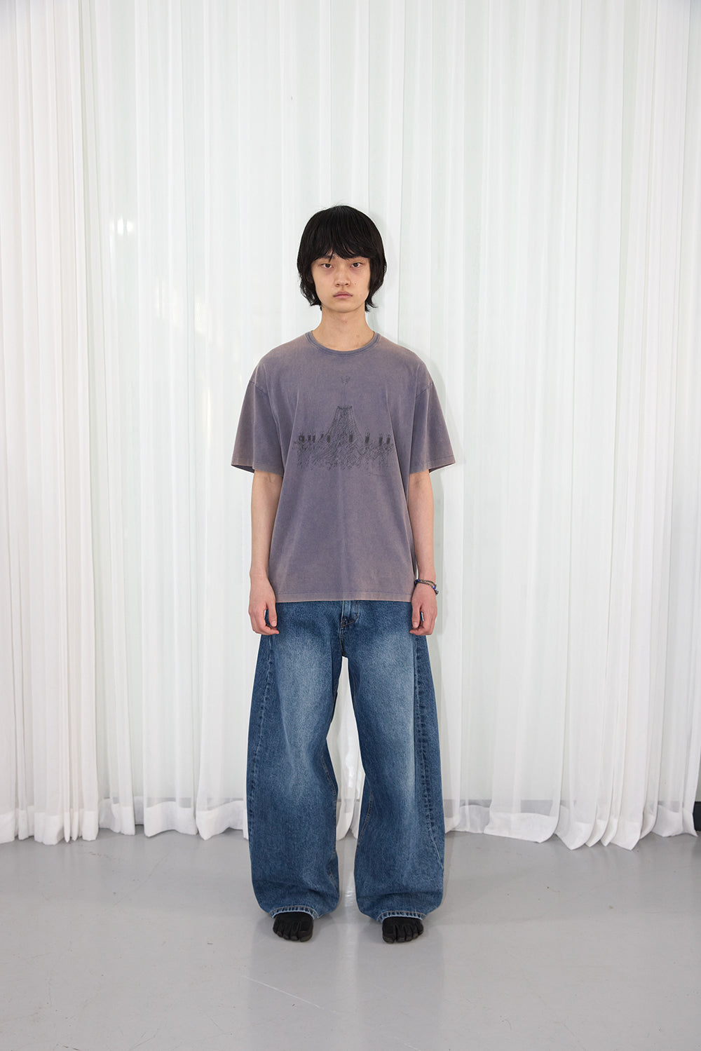 Hatchingroom - Chandelier Tee Bleached (Blue) product image 8 | TRAB K-Fashion Australia