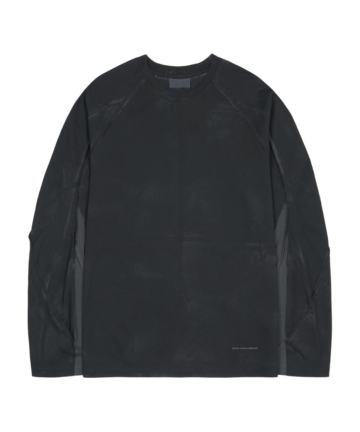 San San Gear - Contrast Long Sleeve (Charcoal) product image 1 | TRAB K-Fashion Australia