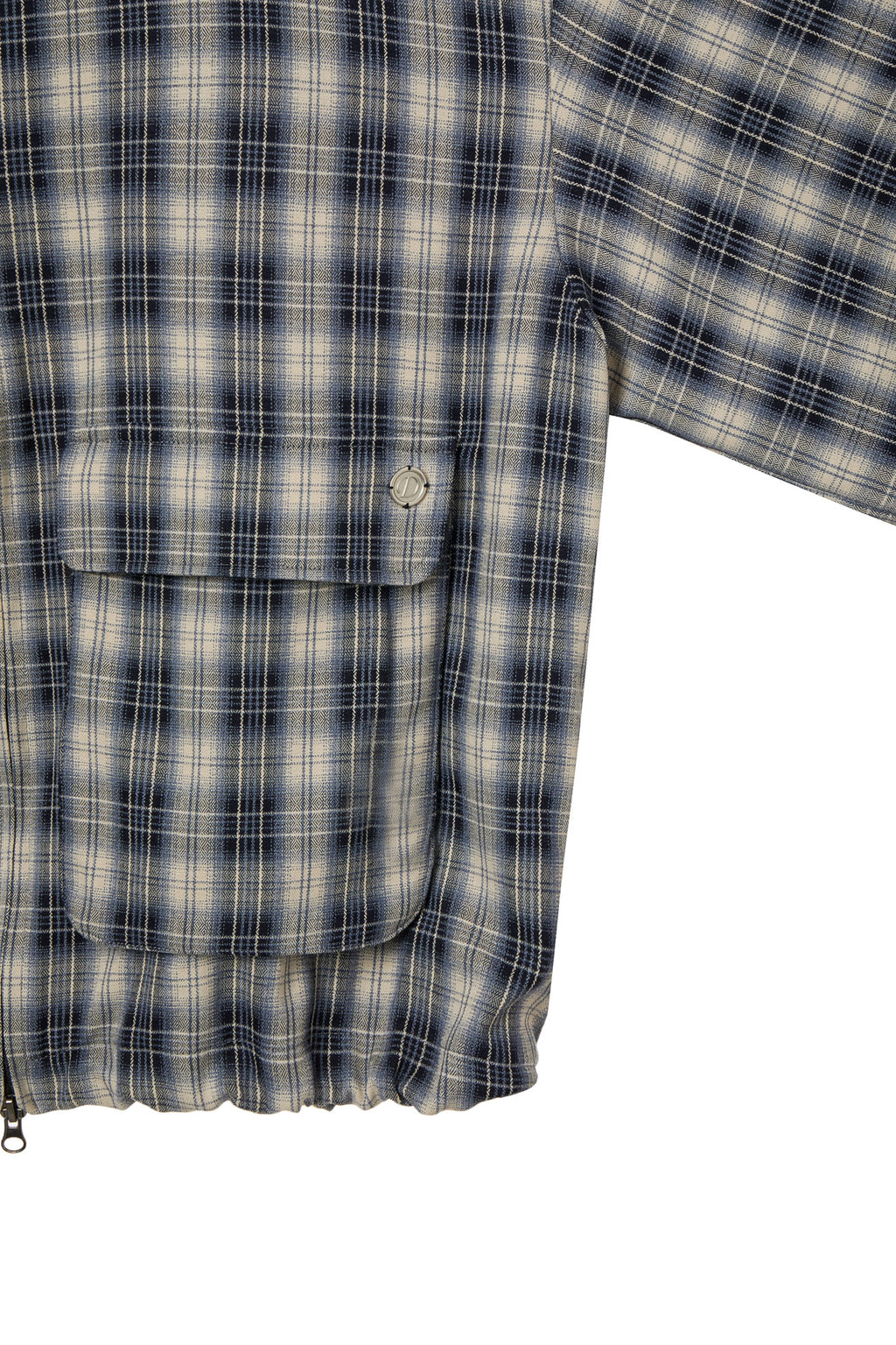 Deinet - Check Bomber Jacket (Navy) product image 6 | TRAB K-Fashion Australia