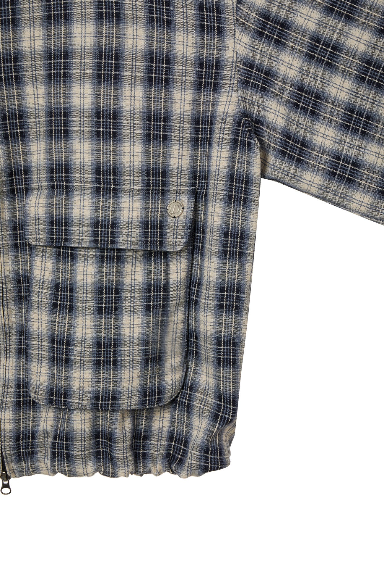 Deinet - Check Bomber Jacket (Navy) product image 6 | TRAB K-Fashion Australia