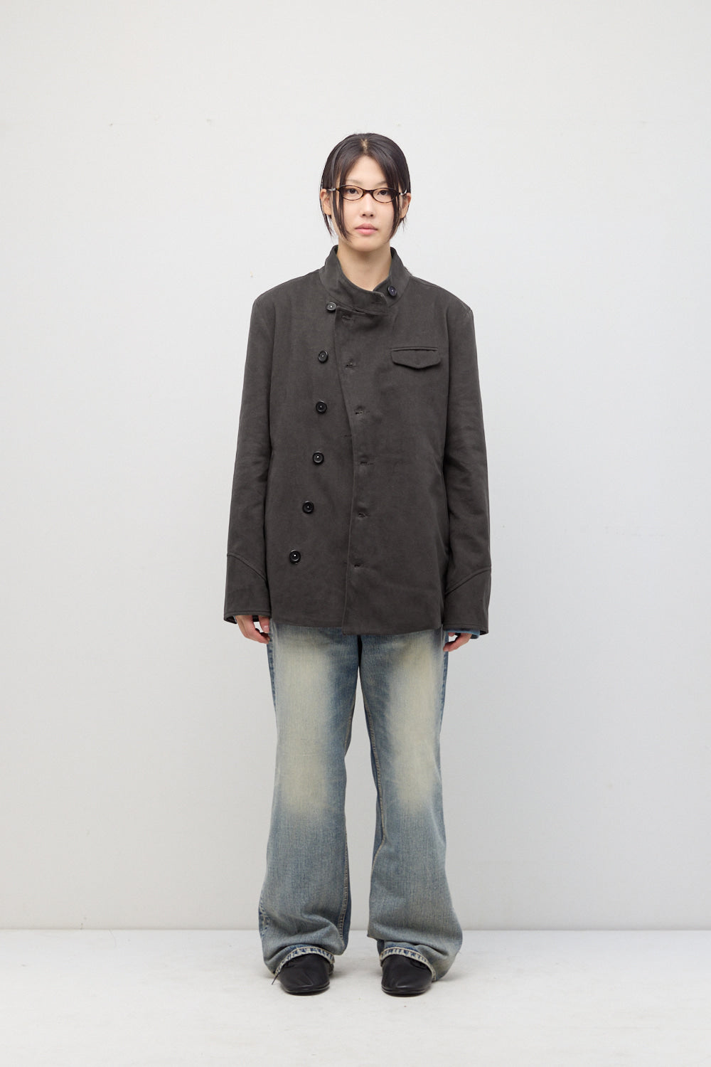 Hatchingroom - Fencing Coat (Charcoal) product image 10 | TRAB K-Fashion Australia