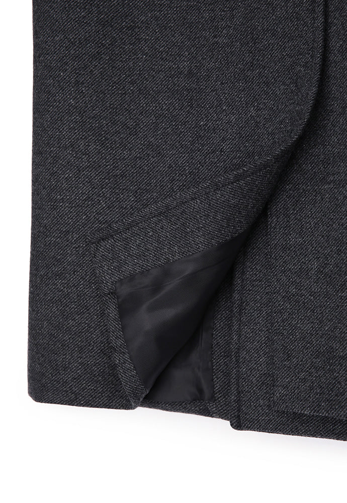 Tonywack - Brushed Wool Mac Over Coat (Twill Grey) product image 18 | TRAB K-Fashion Australia