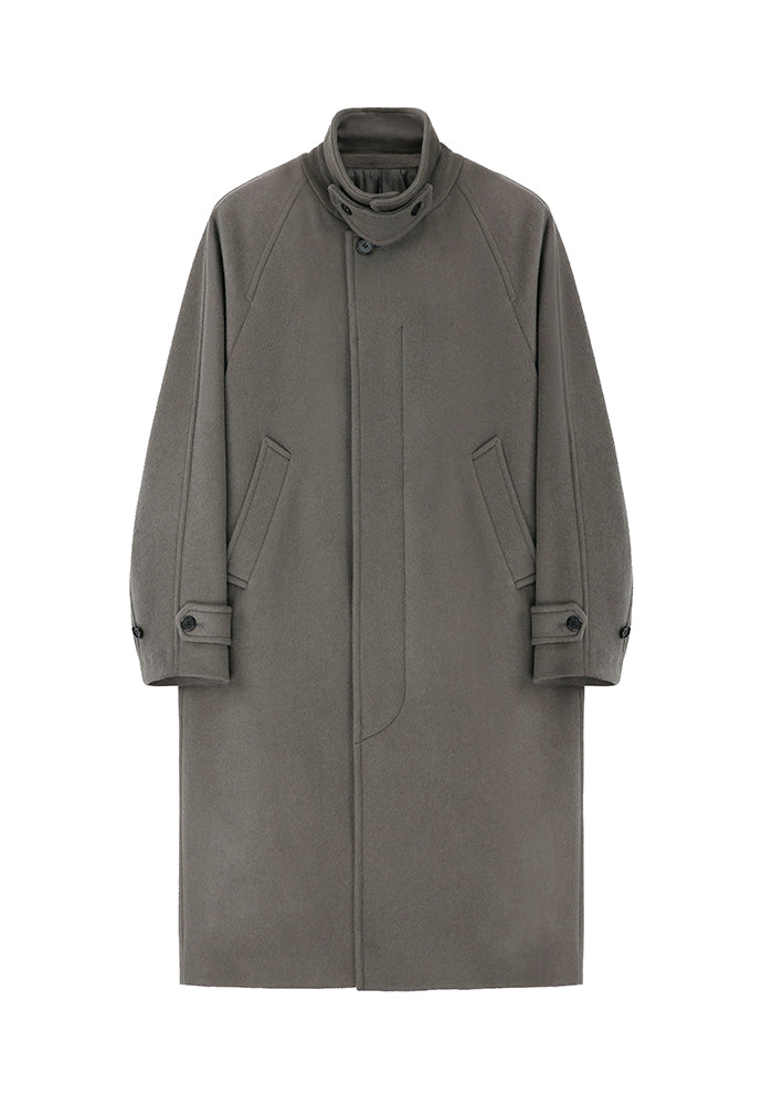 Art if acts - Cashmere Soutien Collar Coat (Moss Grey) product image 10 | TRAB K-Fashion Australia