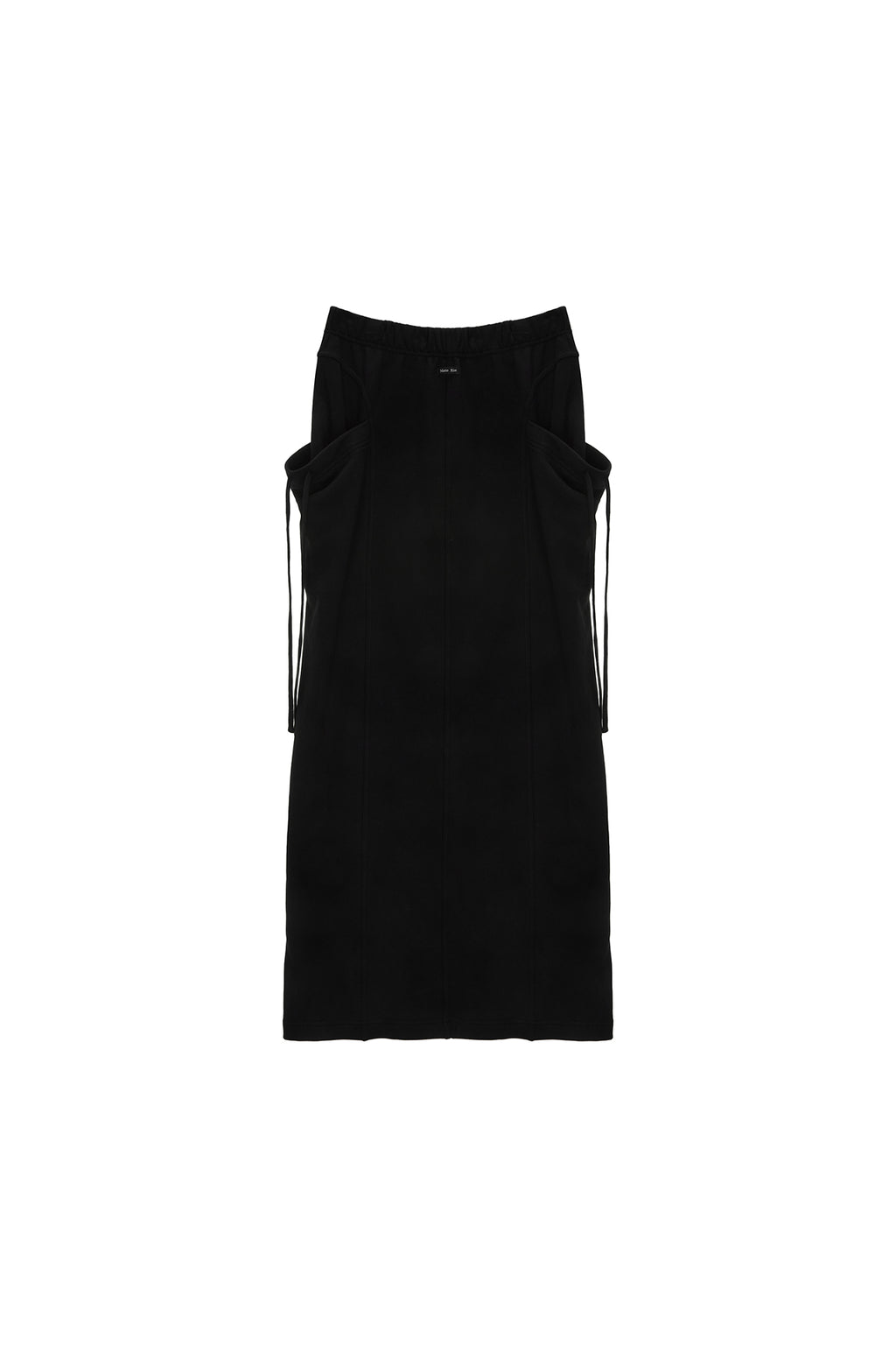 Matin Kim - Washed String Cargo Sweatskirt (Black) product image 1 | TRAB K-Fashion Australia
