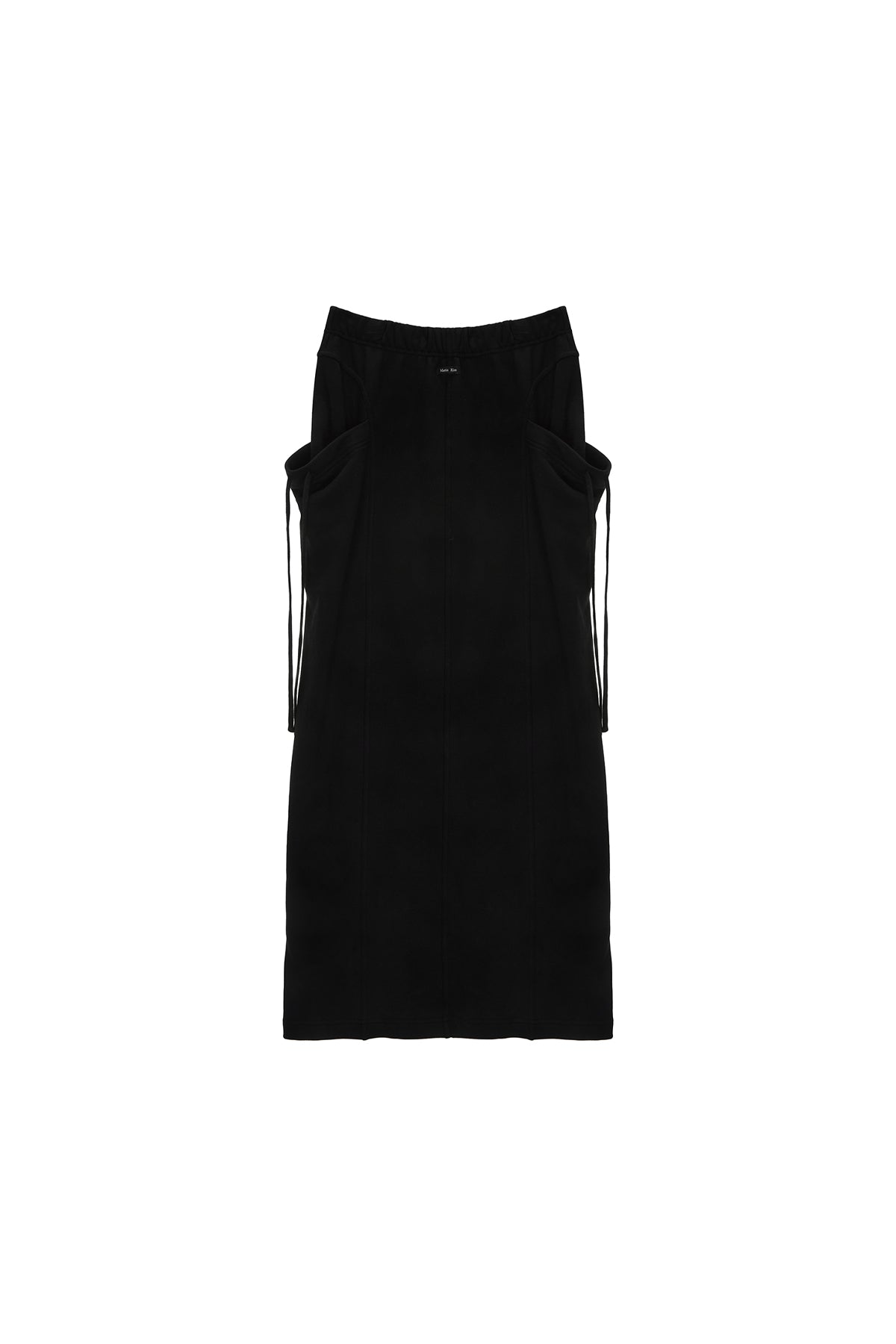 Matin Kim - Washed String Cargo Sweatskirt (Black) product image 1 | TRAB K-Fashion Australia