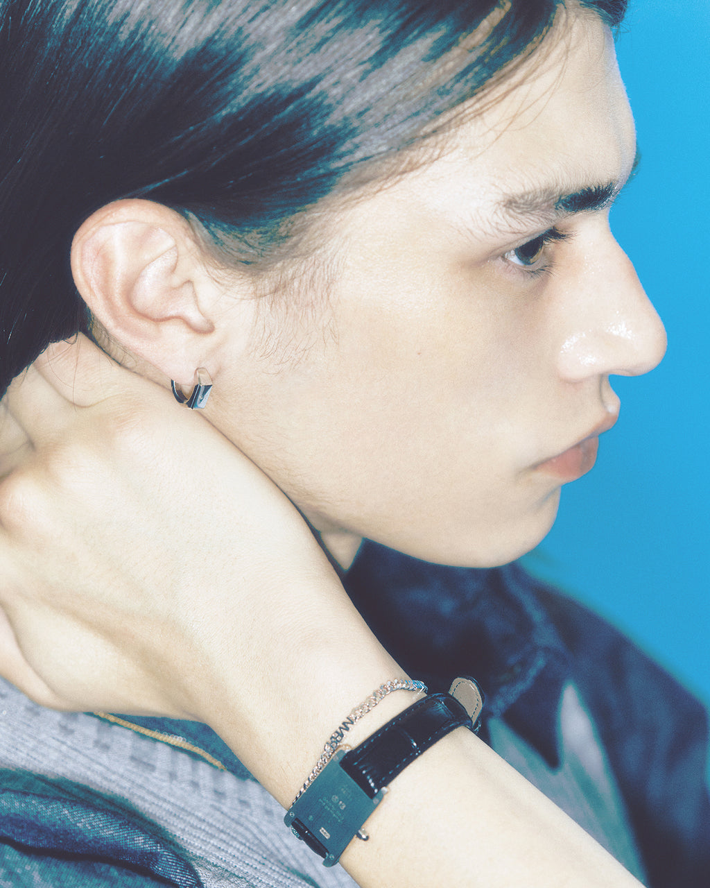 Numbering - A13 Signet Earrings #7124 product image 7 | TRAB K-Fashion Australia