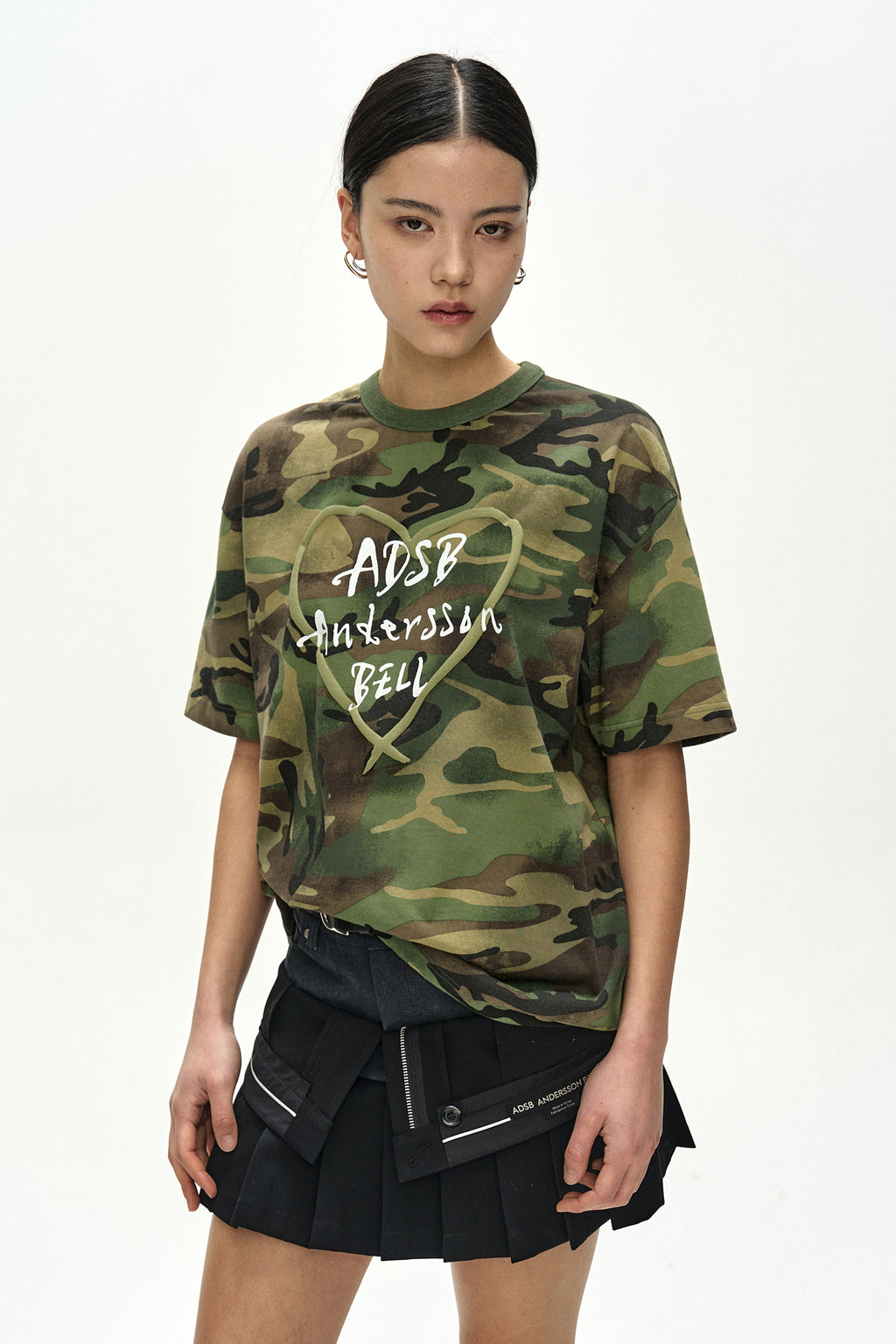 Andersson Bell - Unisex Heart Kelly Logo T-Shirt (Camouflage) product image 5 | TRAB K-Fashion Australia
