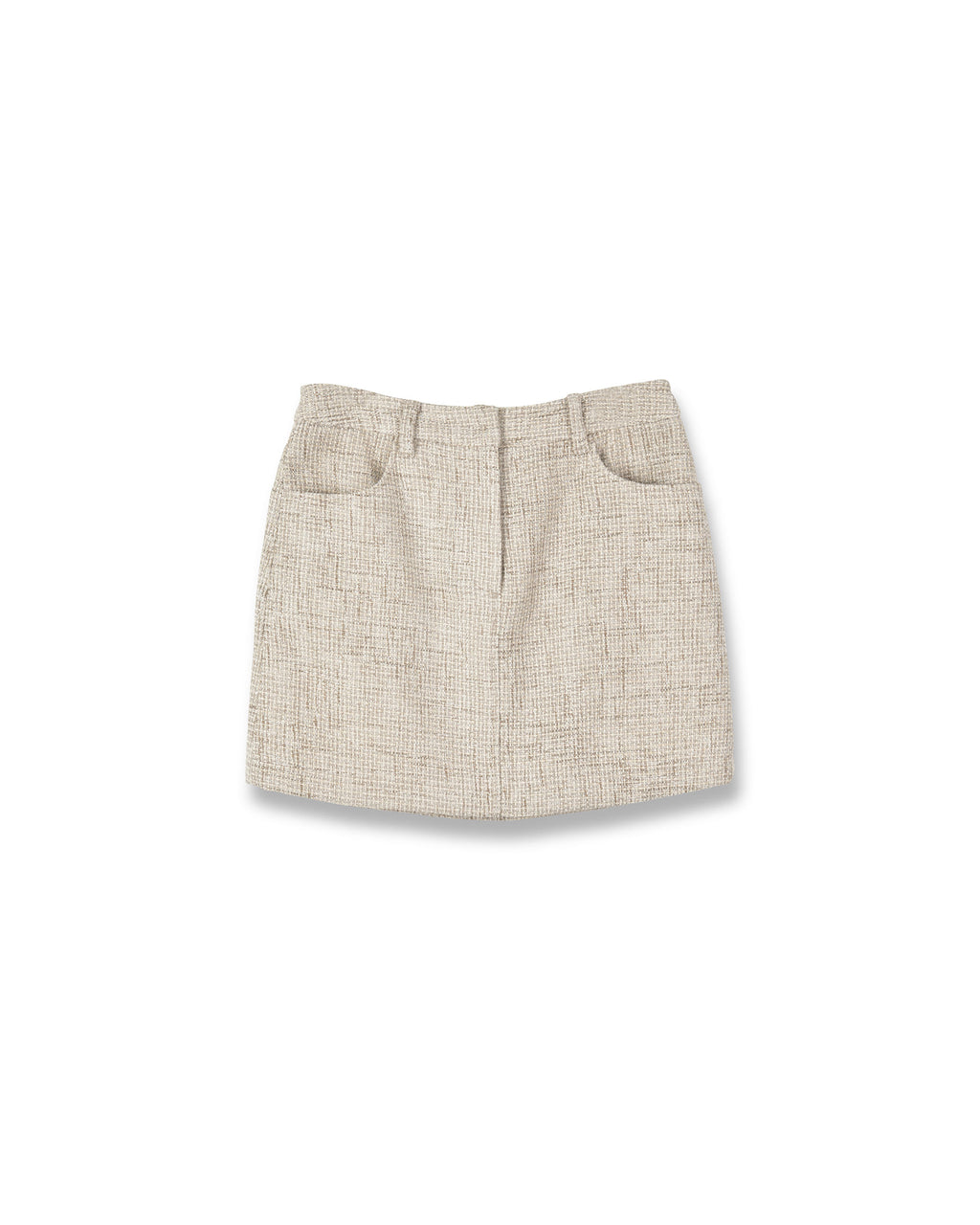 Brownyard - Tweed Mini Skirt (Beige) product image 1 | TRAB K-Fashion Australia