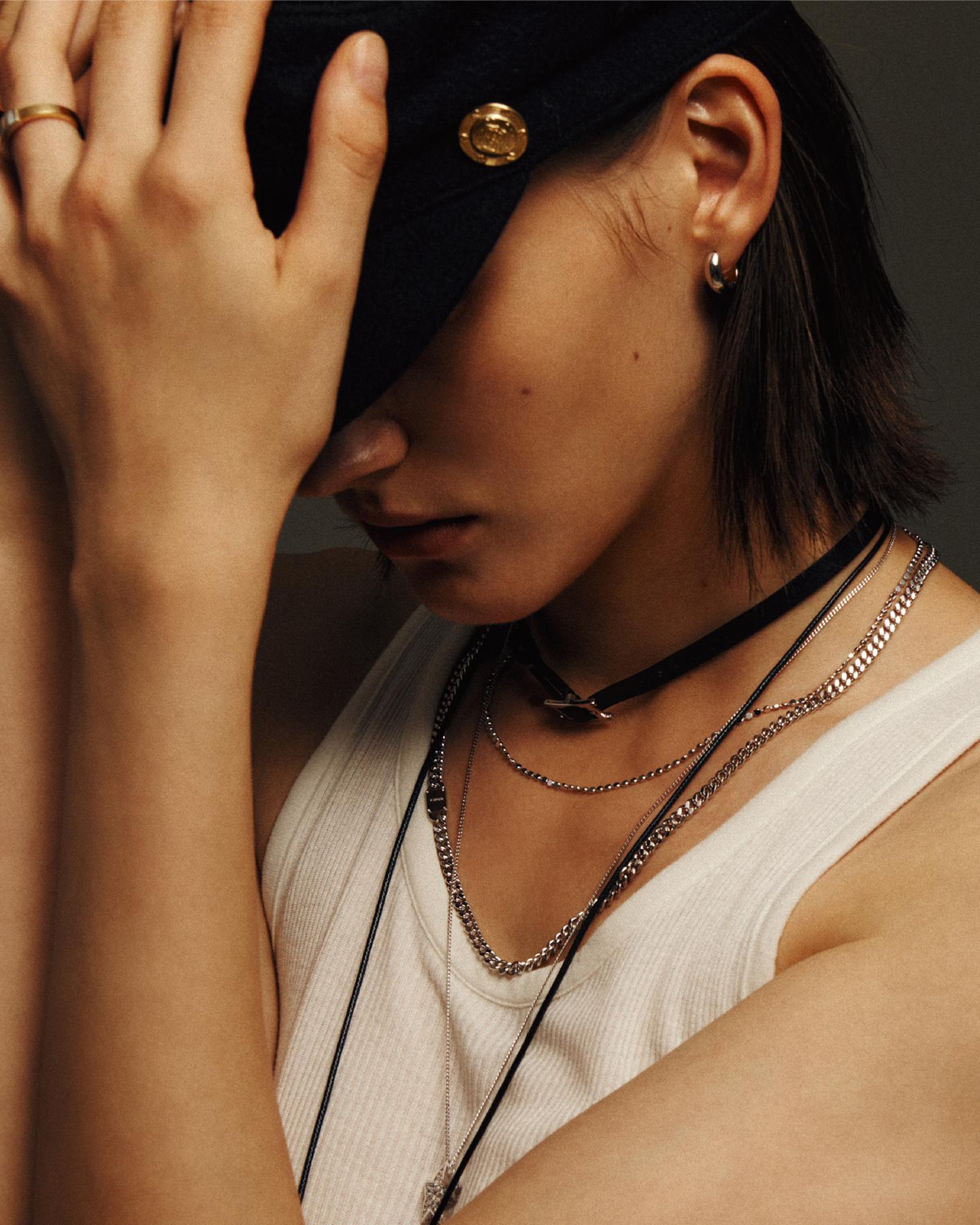 Numbering - Flat Dot Choker Necklace #7780 product image 5 | TRAB K-Fashion Australia