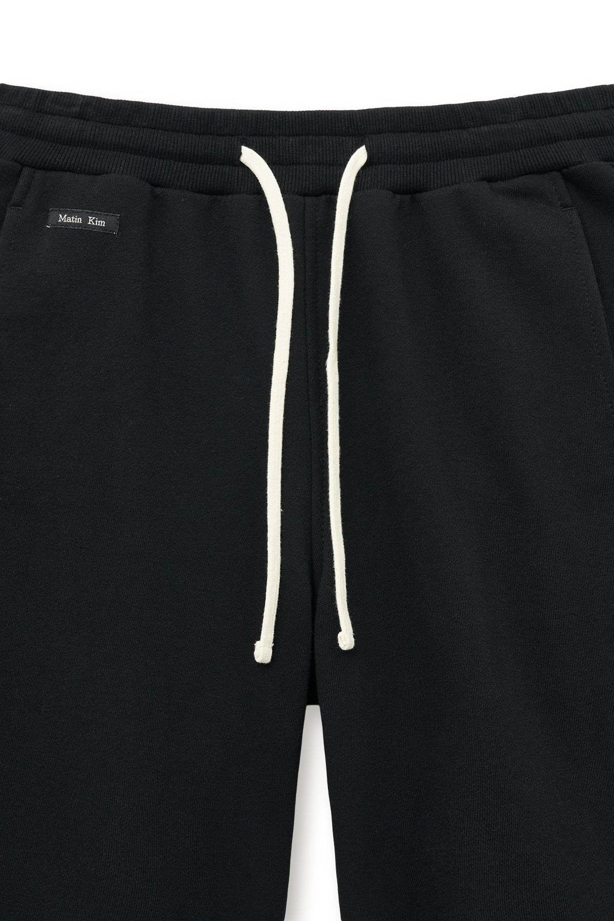 Matin Kim - Boots Cut Slim Cargo Sweatpants (Black) product image 3 | TRAB K-Fashion Australia