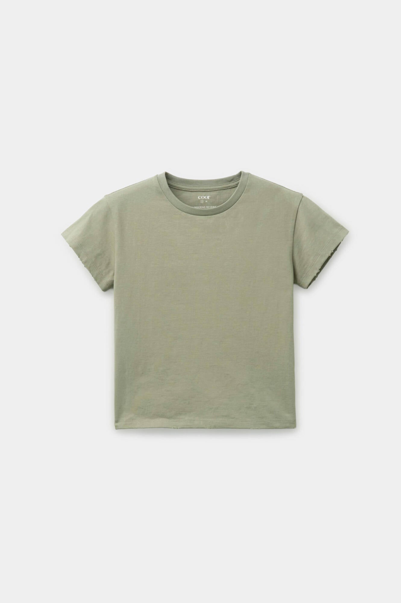 Coor - Damages Point T-Shirt (Khaki) product image 1 | TRAB K-Fashion Australia