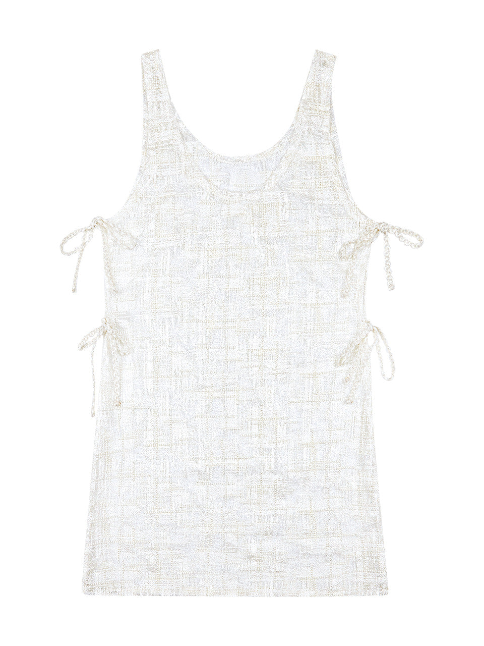 Margarin Fingers - Sequined Tweed One-Piece (Ivory) product image 2 | TRAB K-Fashion Australia