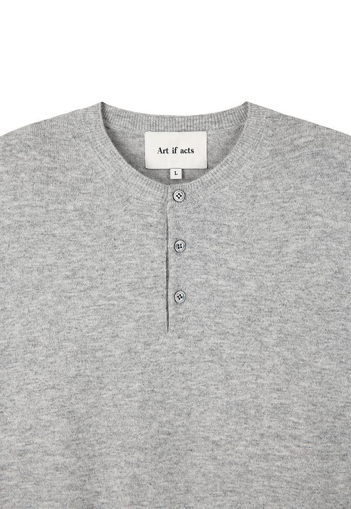 Art if acts - Henley Sweater (Cloud) product image 8 | TRAB K-Fashion Australia