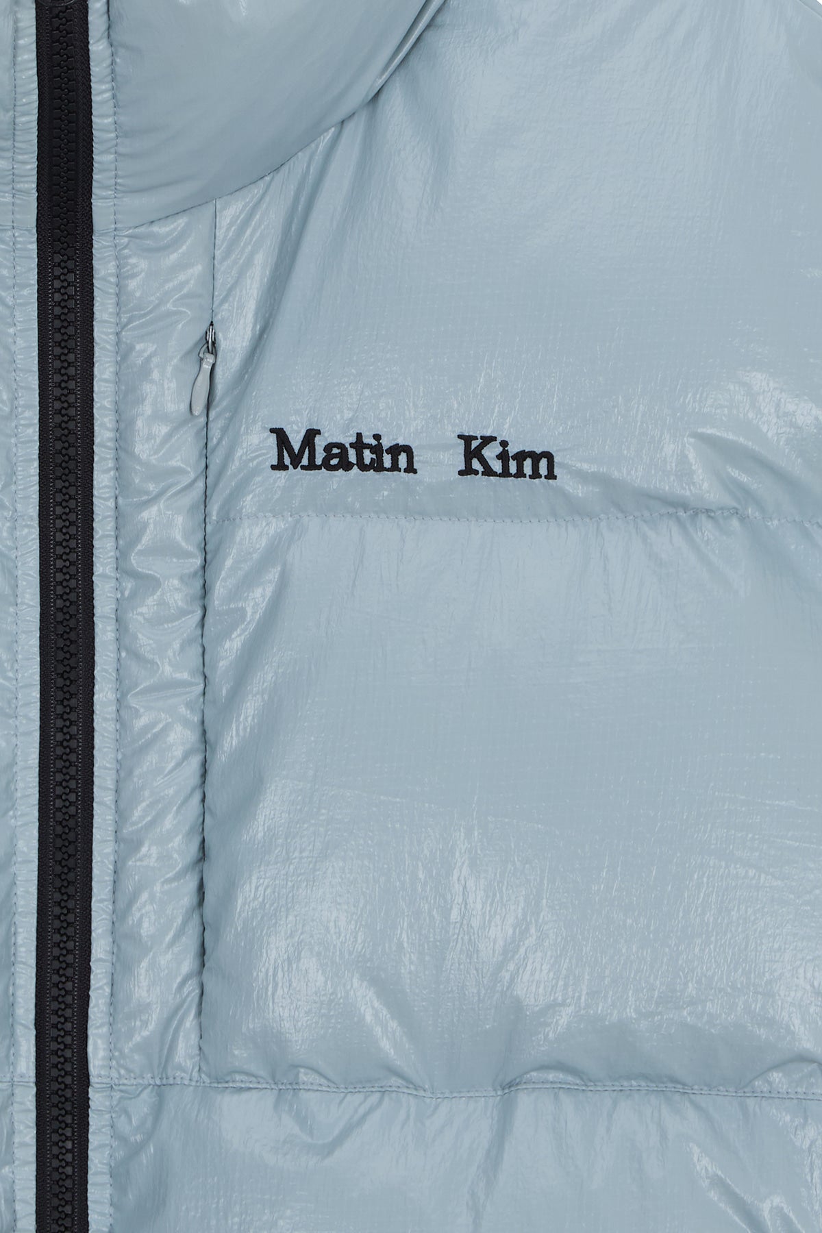 Matin Kim - Small Logo Volume Down Jumper (Light Grey) product image 3 | TRAB K-Fashion Australia
