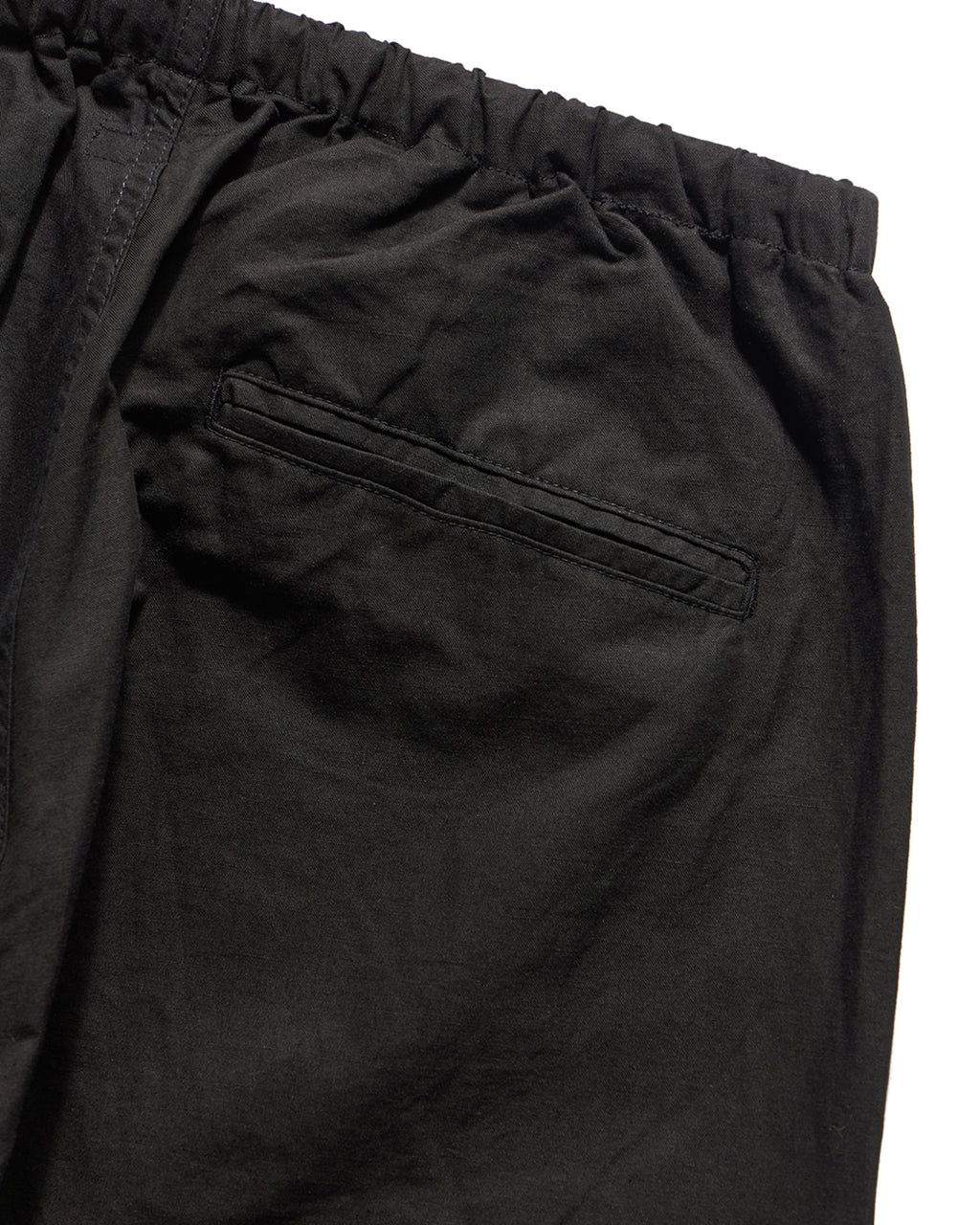 Eastlogue - Lounger Curved Easy Pants (Black Linen) product image 4 | TRAB K-Fashion Australia