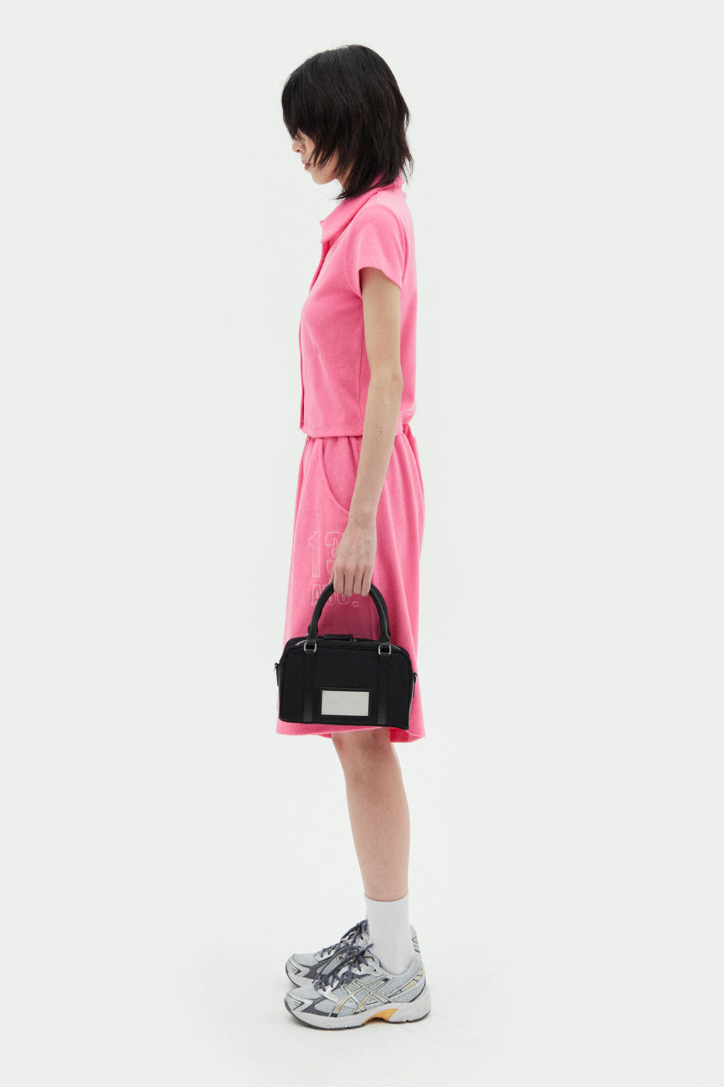 Matin Kim - Baby Sporty Tote Bag (Black) product image 5 | TRAB K-Fashion Australia