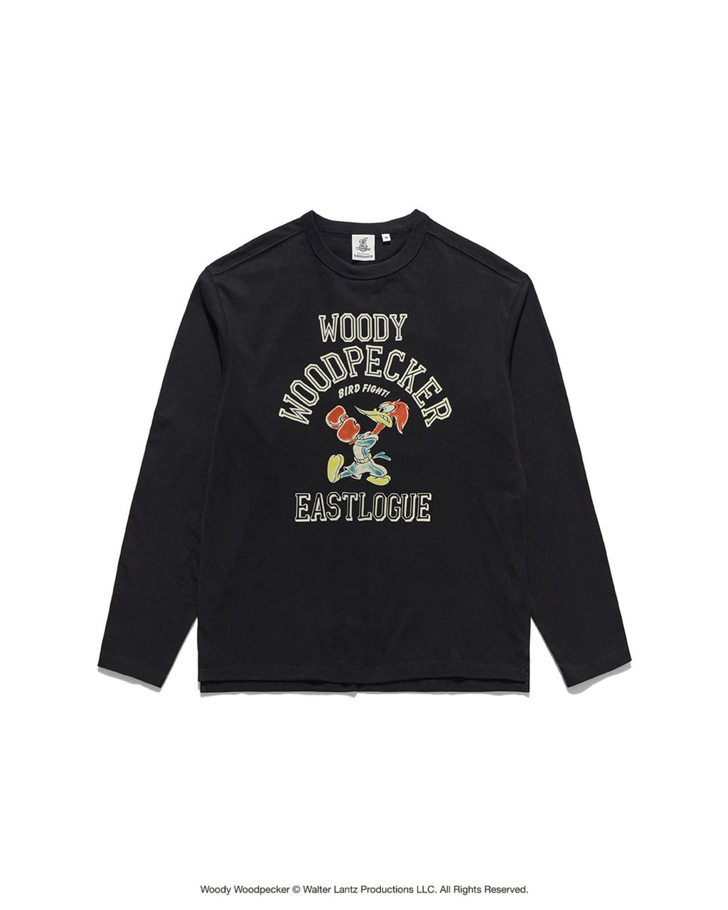 Eastlogue - Fight Woody Flocking L.s T-shirts (Black) product image 1 | TRAB K-Fashion Australia