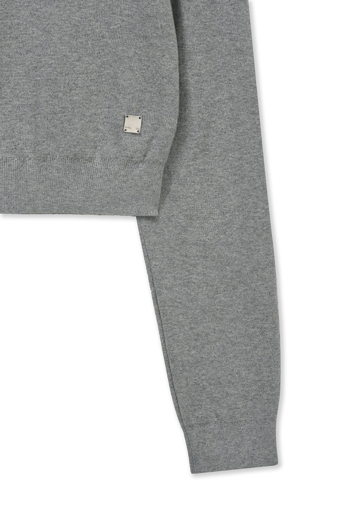 Matin Kim - Raglan Sleeve Knit Pullover (Grey) product image 3 | TRAB K-Fashion Australia