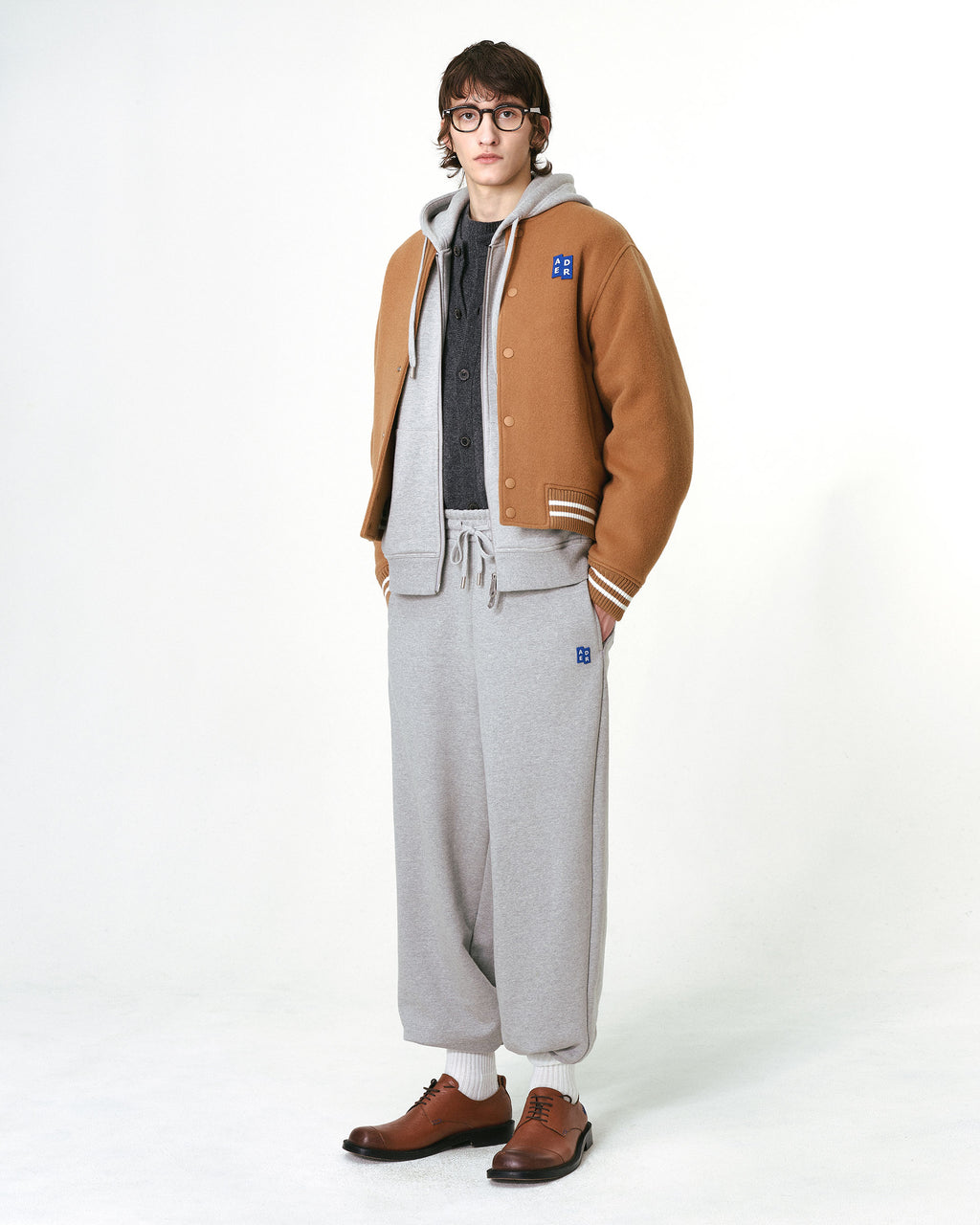 Ader Error - Sig; BL Tag varsity jacket 01 (Camel) product image 14 | TRAB K-Fashion Australia