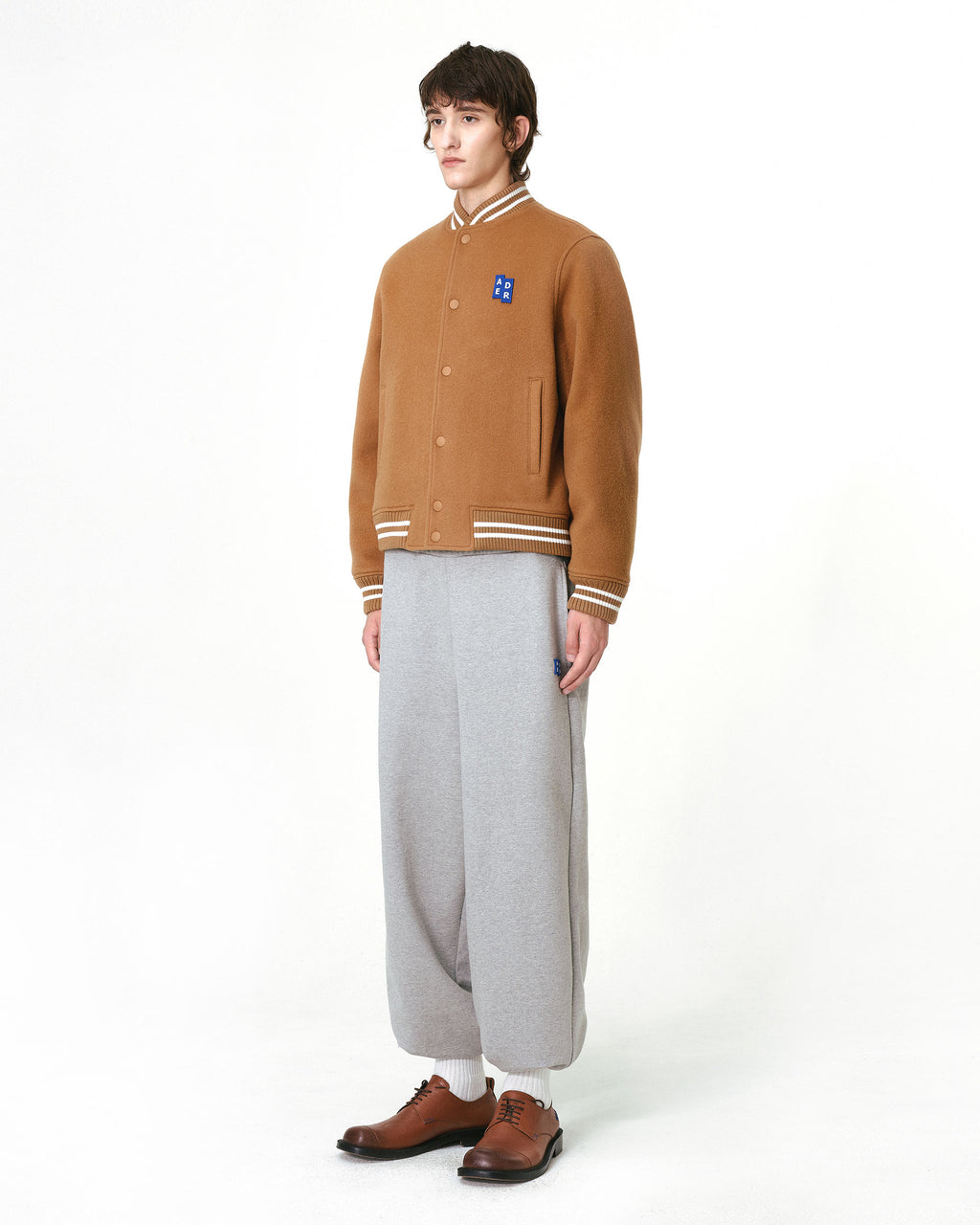 Ader Error - Sig; BL Tag varsity jacket 01 (Camel) product image 16 | TRAB K-Fashion Australia