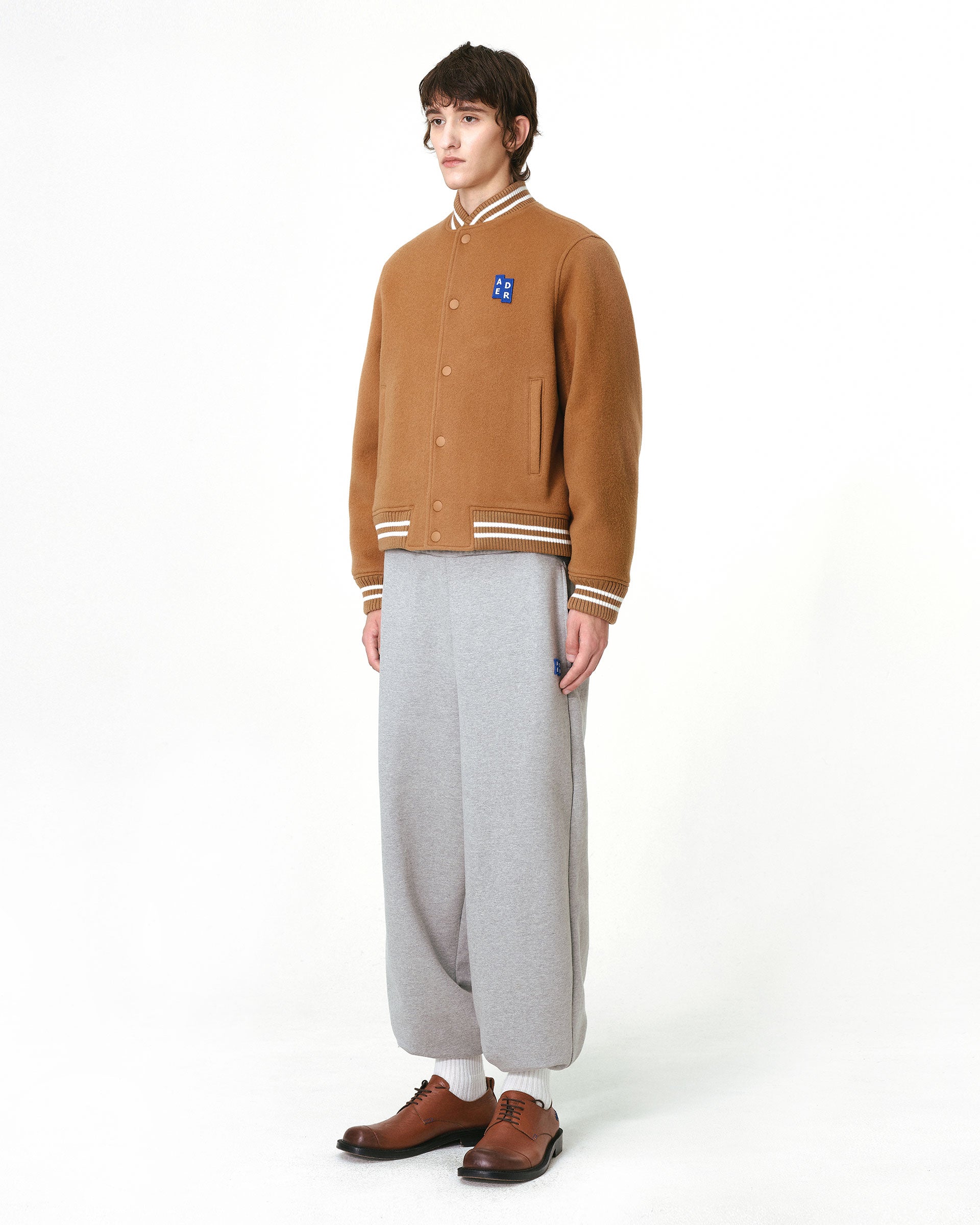 Ader Error - Sig; BL Tag varsity jacket 01 (Camel) product image 16 | TRAB K-Fashion Australia