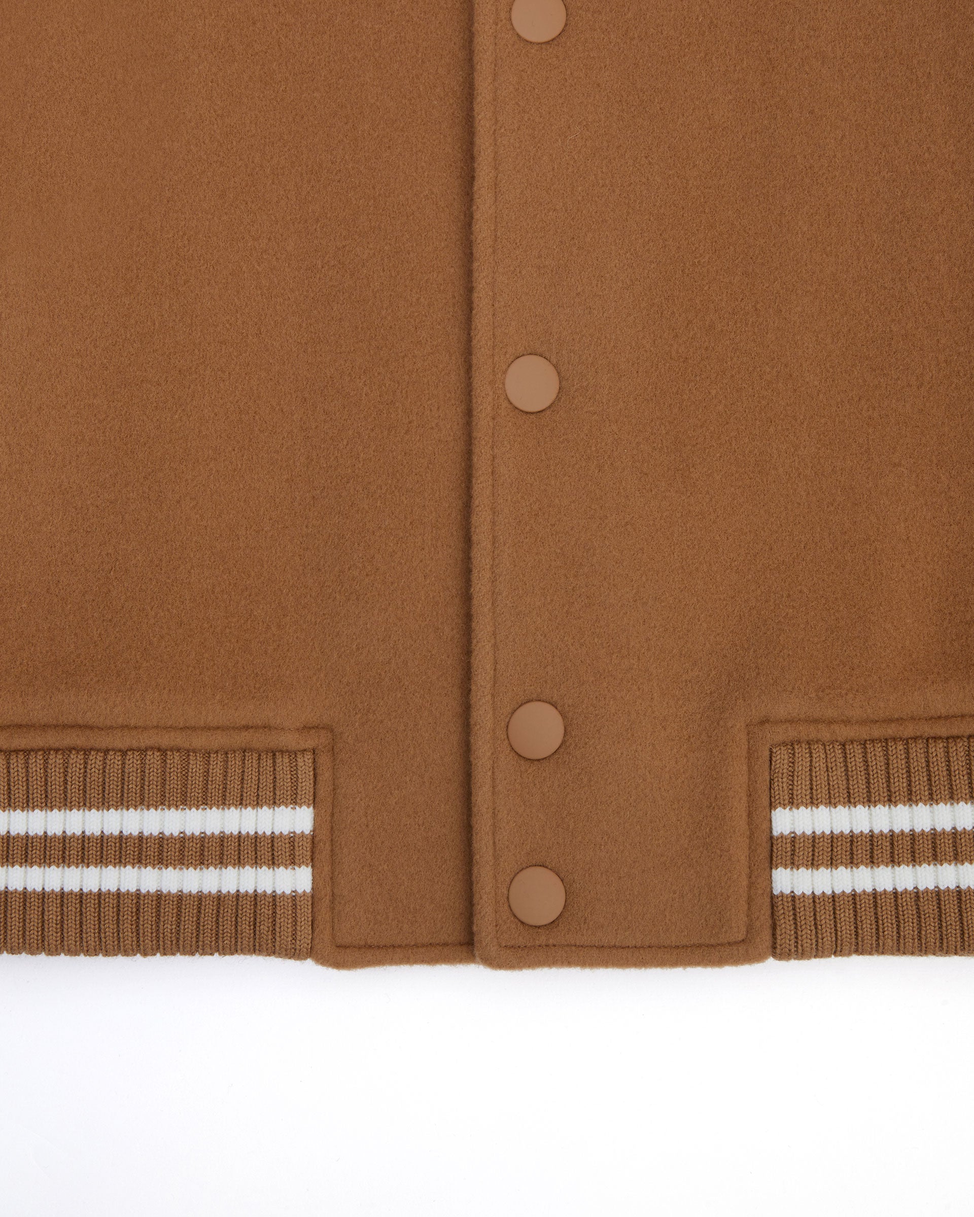Ader Error - Sig; BL Tag varsity jacket 01 (Camel) product image 7 | TRAB K-Fashion Australia