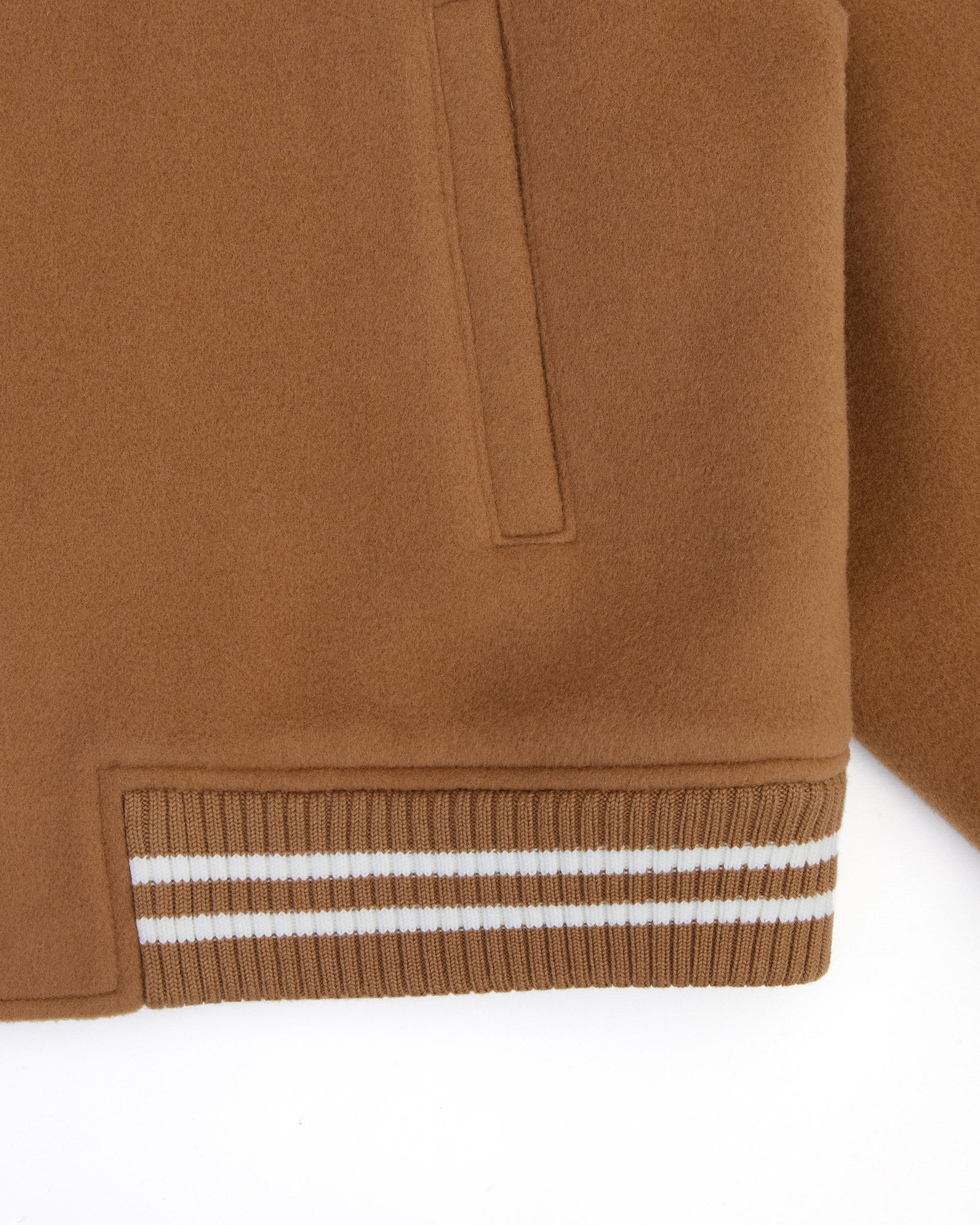 Ader Error - Sig; BL Tag varsity jacket 01 (Camel) product image 8 | TRAB K-Fashion Australia