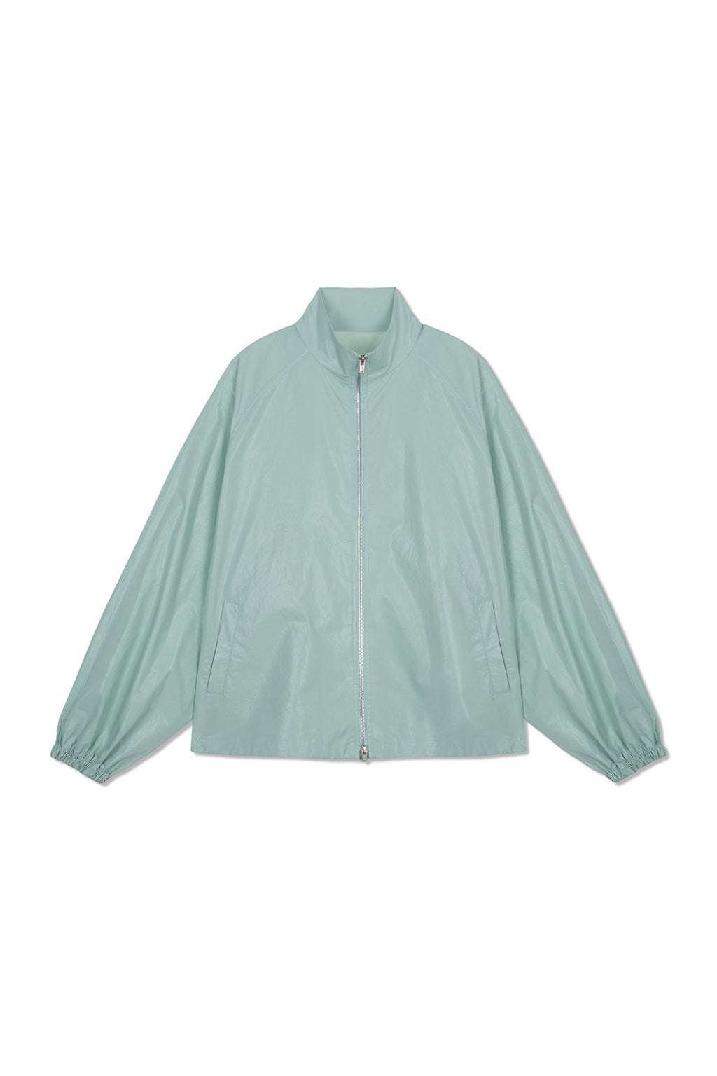 Matin Kim - Matin Kim Logo Coating Jumper (Mint) product image 1 | TRAB K-Fashion Australia