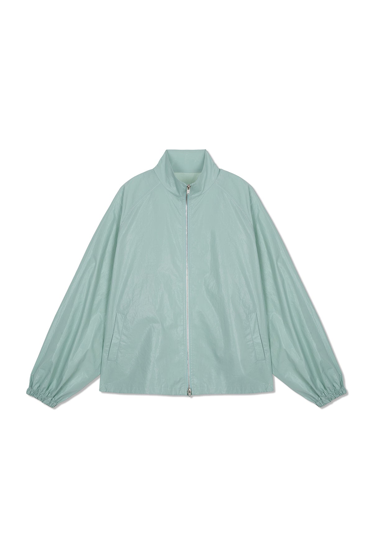 Matin Kim - Matin Kim Logo Coating Jumper (Mint) product image 1 | TRAB K-Fashion Australia