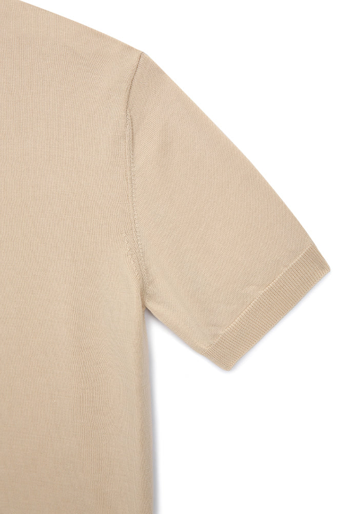 Tonywack - Silk Tencel High Guage Polo Knit (Royal Beige) product image 8 | TRAB K-Fashion Australia