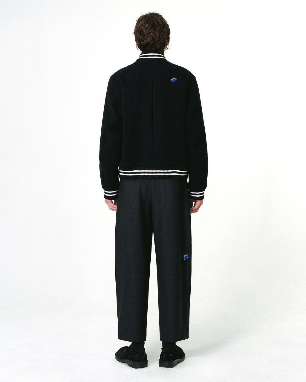 Ader Error - Sig; BL Tag varsity jacket 01 (Noir) product image 4 | TRAB K-Fashion Australia