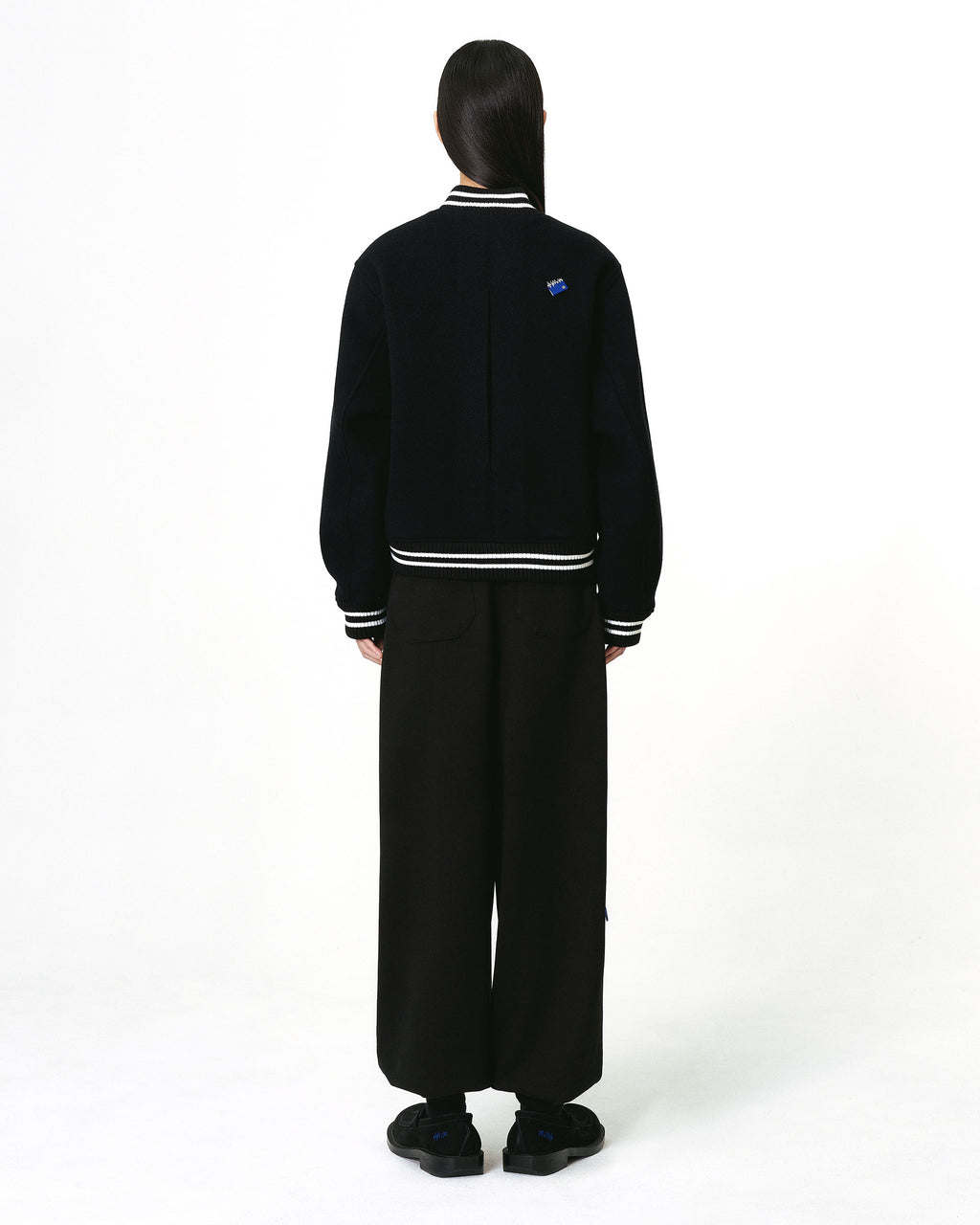 Ader Error - Sig; BL Tag varsity jacket 01 (Noir) product image 18 | TRAB K-Fashion Australia