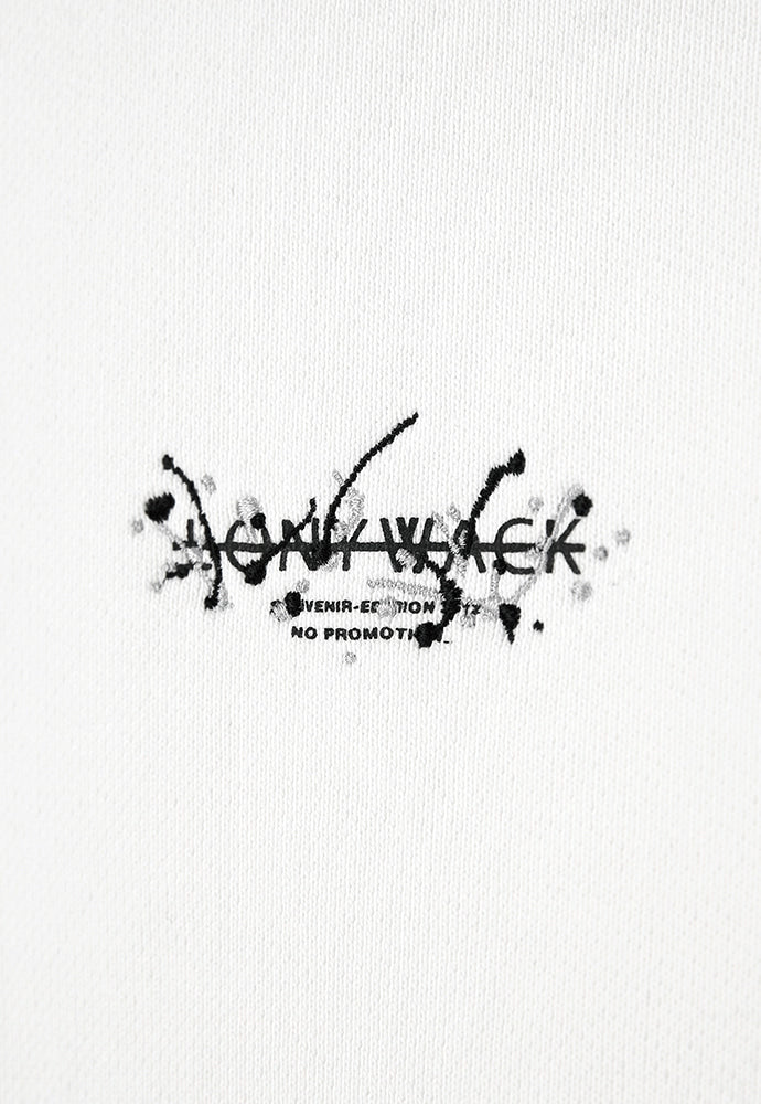 Tonywack - Paint Splatter Embroidery Sweatshirt (Cream (Grey+Black)) product image 7 | TRAB K-Fashion Australia