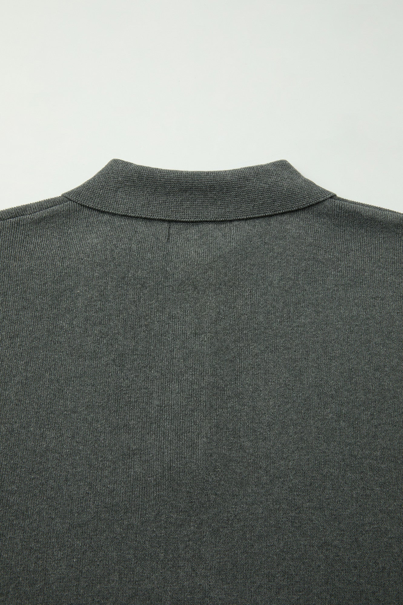 Coor - Compact Sandy Polo Knit (Charcoal Grey) product image 6 | TRAB K-Fashion Australia