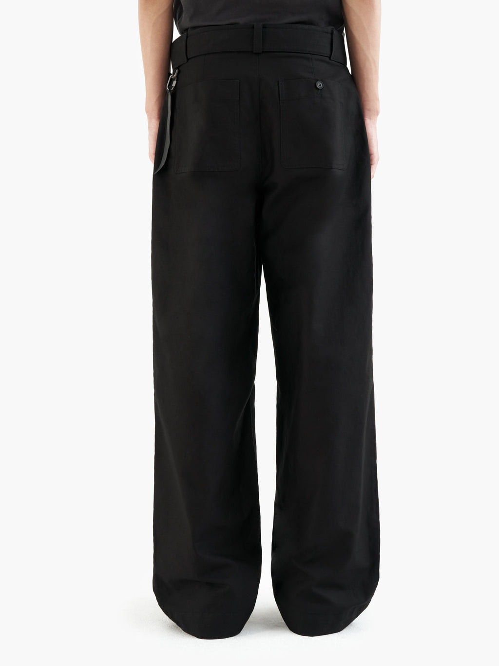Jiyong Kim - Double Front Trousers (Black) product image 9 | TRAB K-Fashion Australia