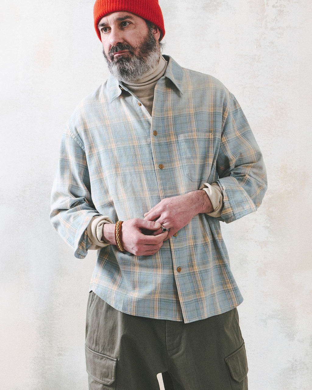 Eastlogue - Workaday Shirts (Light Blue Check) product image 3 | TRAB K-Fashion Australia