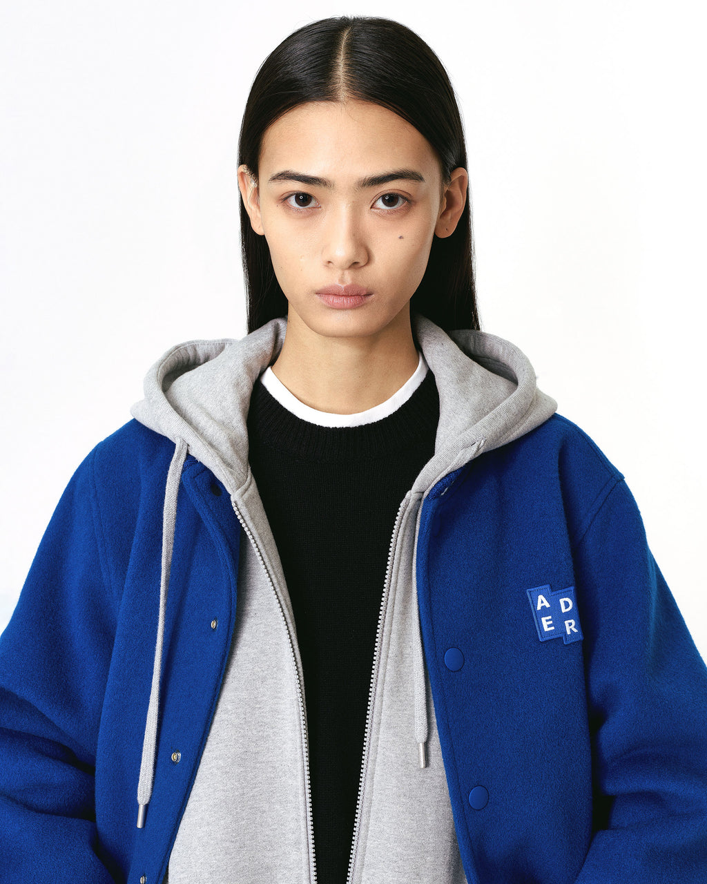Ader Error - Sig; BL Tag varsity jacket 01 (Z-Blue) product image 19 | TRAB K-Fashion Australia
