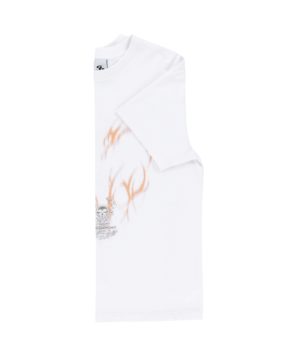 San San Gear - Pulse Of Rebirth T-Shirt (White) product image 3 | TRAB K-Fashion Australia