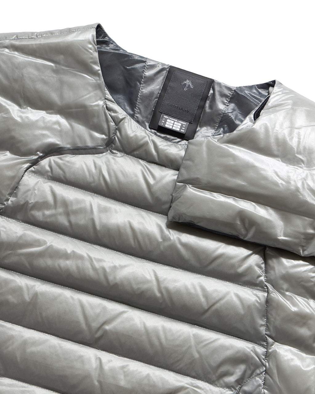 Eastlogue - Asymmetric Bullet Proof Down Vest (Silver) product image 8 | TRAB K-Fashion Australia