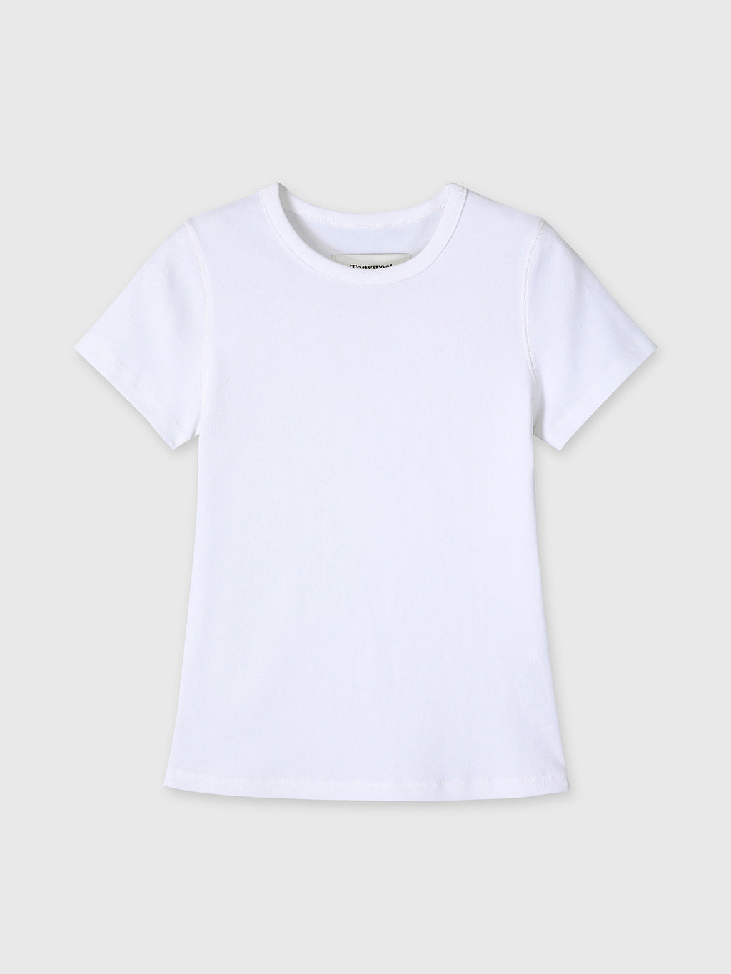 Tonywack - Ribbed Half Sleeve T-Shirts (White) product image 7 | TRAB K-Fashion Australia