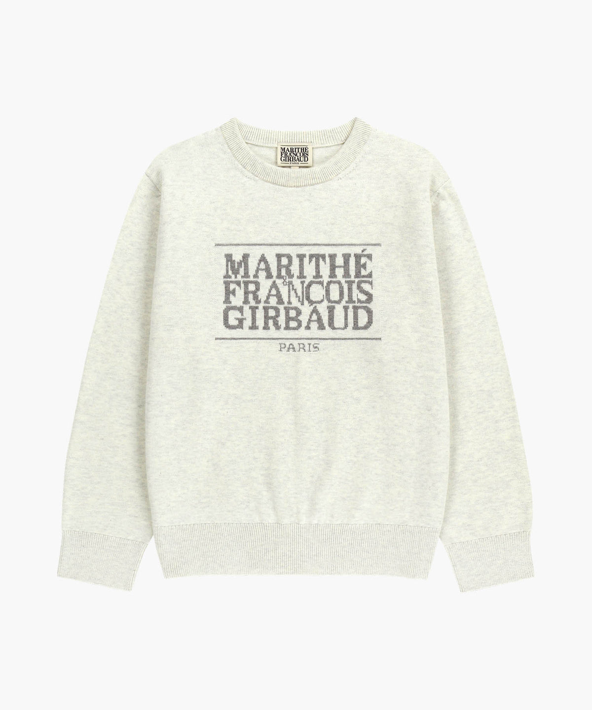 Marithe & Francois Girbaud - Classic Logo Knit Pullover (Ivory) product image 6 | TRAB K-Fashion Australia