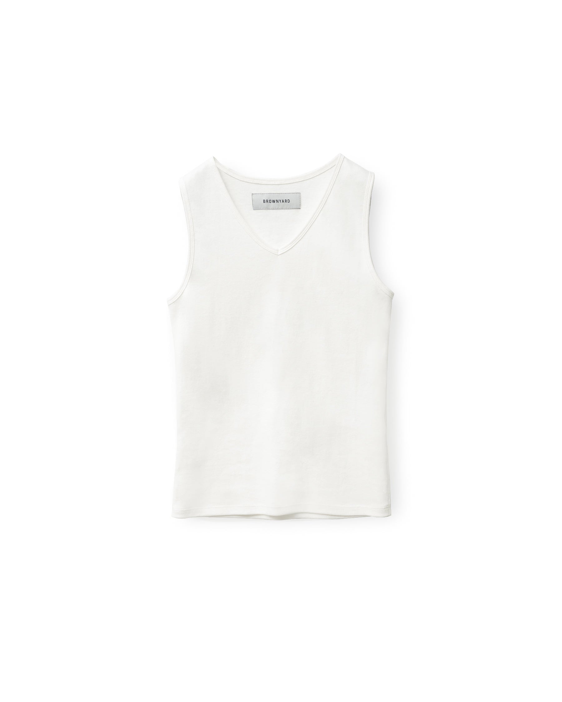 Brownyard - V Neck Top Sleeveless (Ivory) product image 3 | TRAB K-Fashion Australia