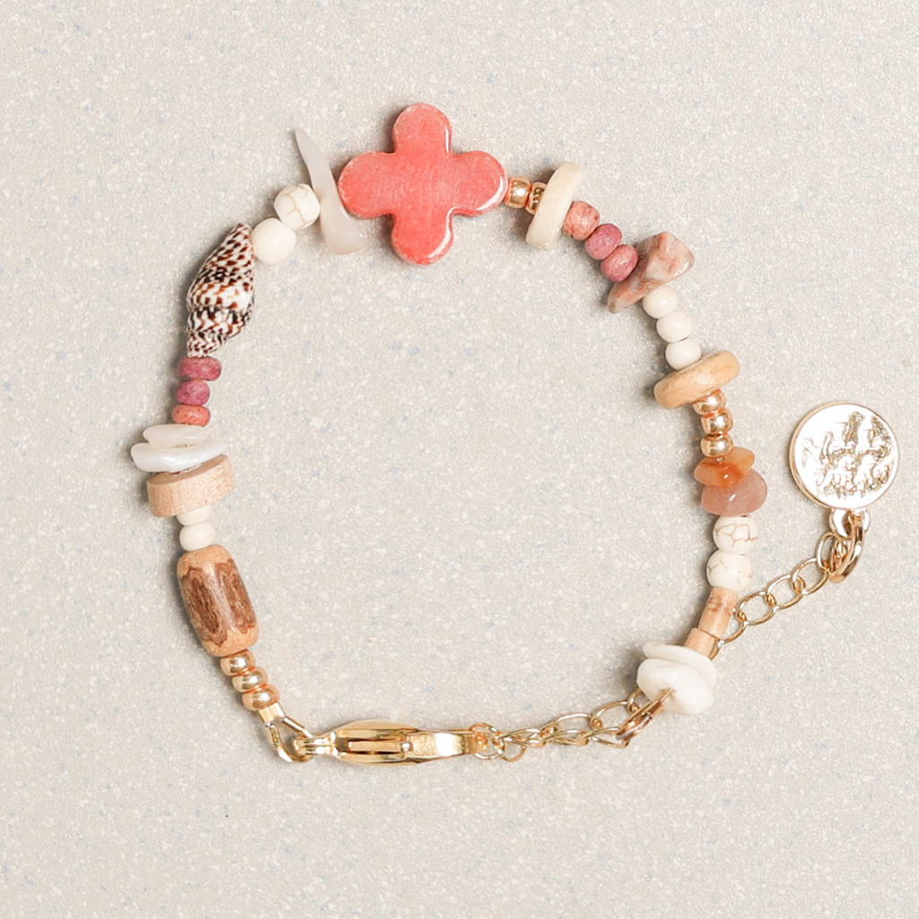 Towtow Archive - Full Clover Symbol Bracelet Blush (OC) product image 2 | TRAB K-Fashion Australia